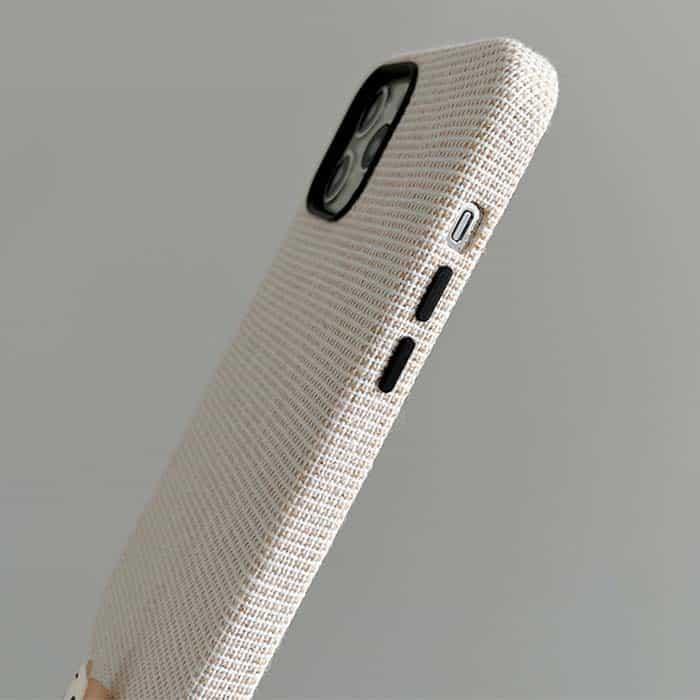KShop iPhone 13 Fabric Case - Light Grey - view 2