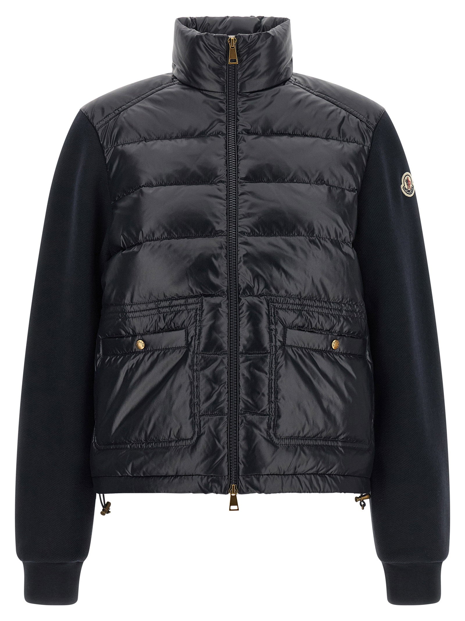 Moncler Two-material Padded Cardigan – 100% polyamide