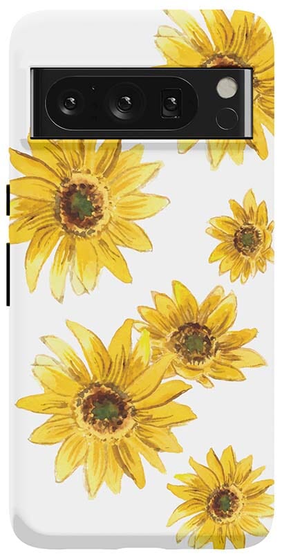 Casetry Golden Garden | Yellow Sunflower Floral Google Pixel Case - view 14