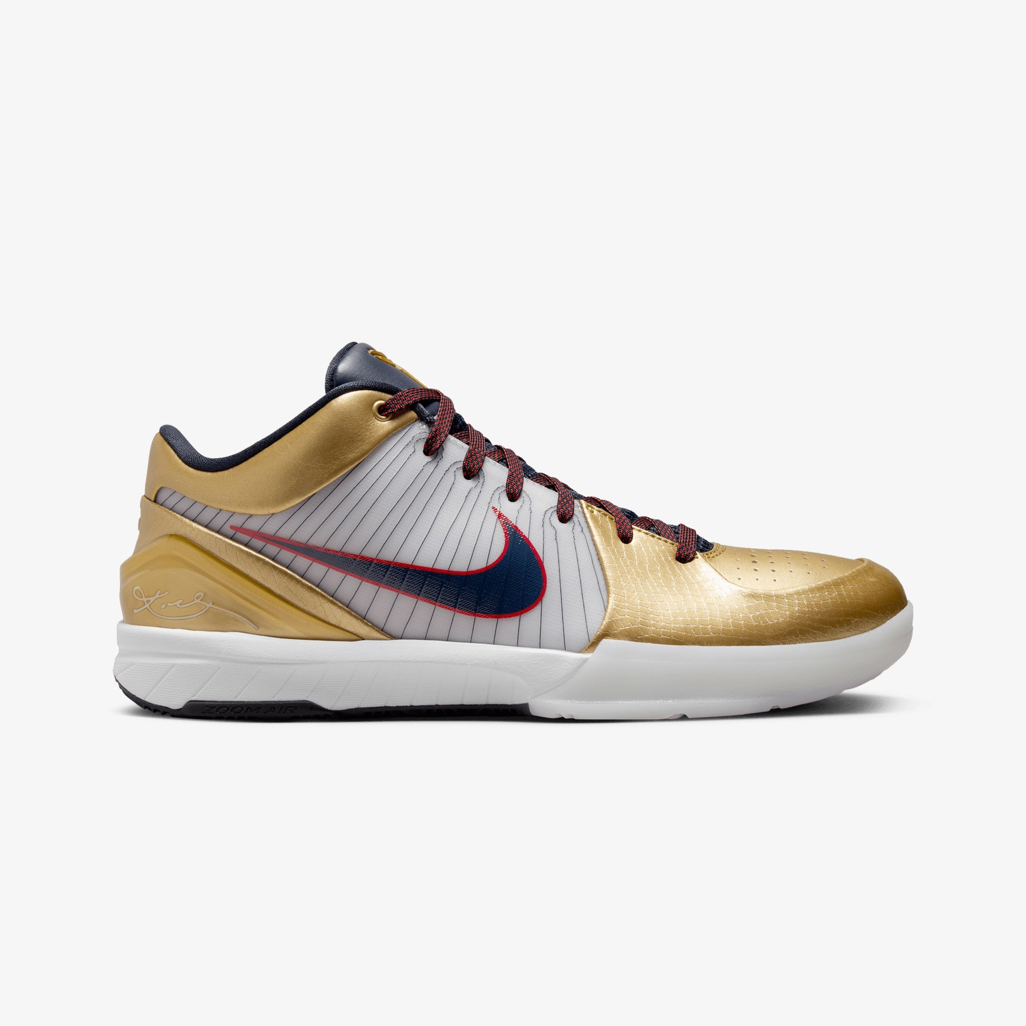 Nike | Kobe Bryant Kobe Iv Protro { White/dark Obsidian-varsity Red