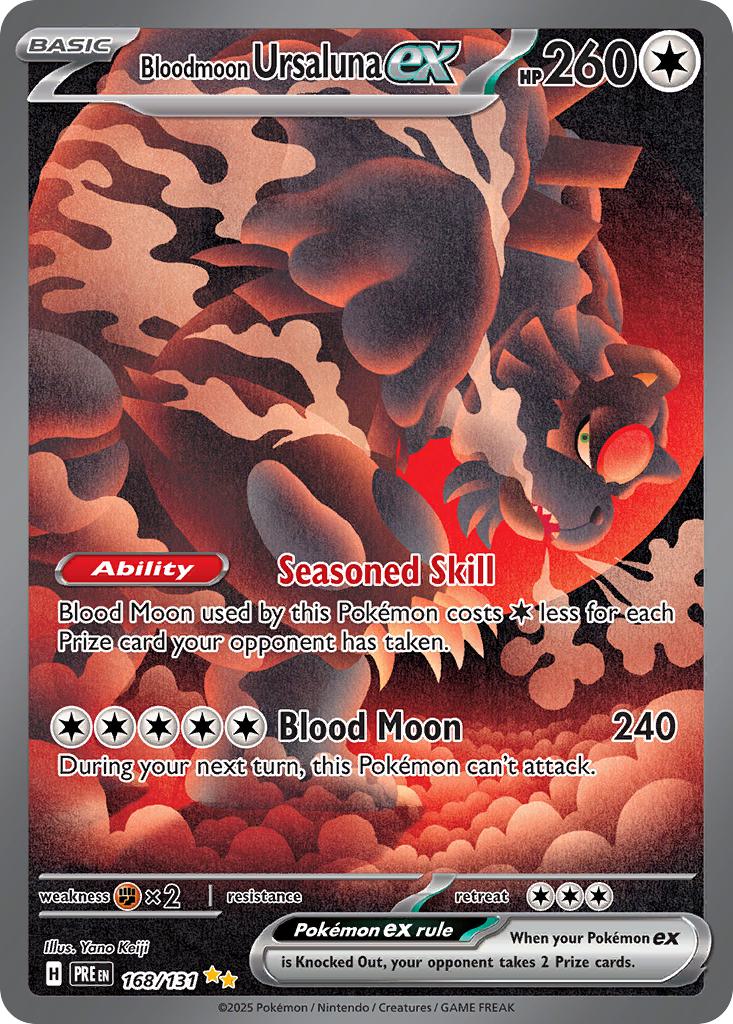 Pokémon Bloodmoon Ursaluna ex - 168/131 - Special Illustration Rare [sv085-168] [Ultra]