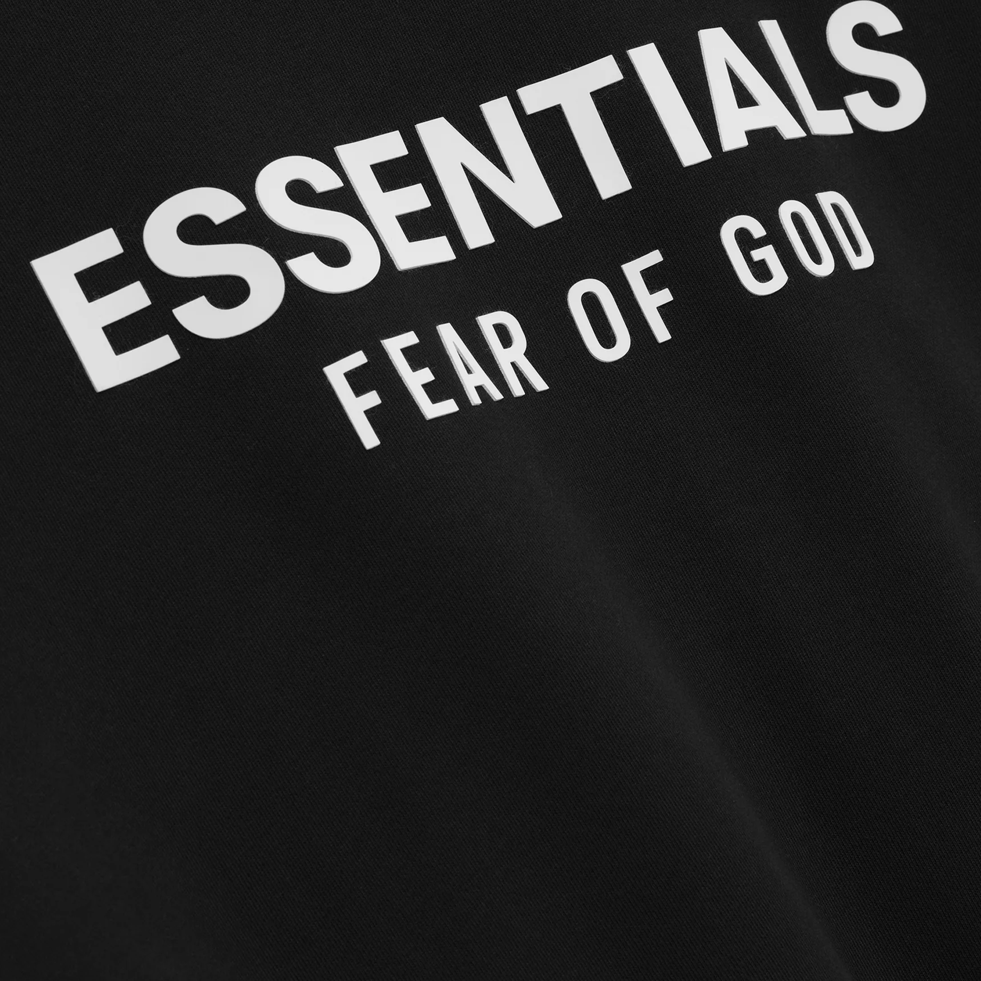 Fear Of God Essentials SS25 Classic Full Zip Up Hoodie Jet Black - view 2