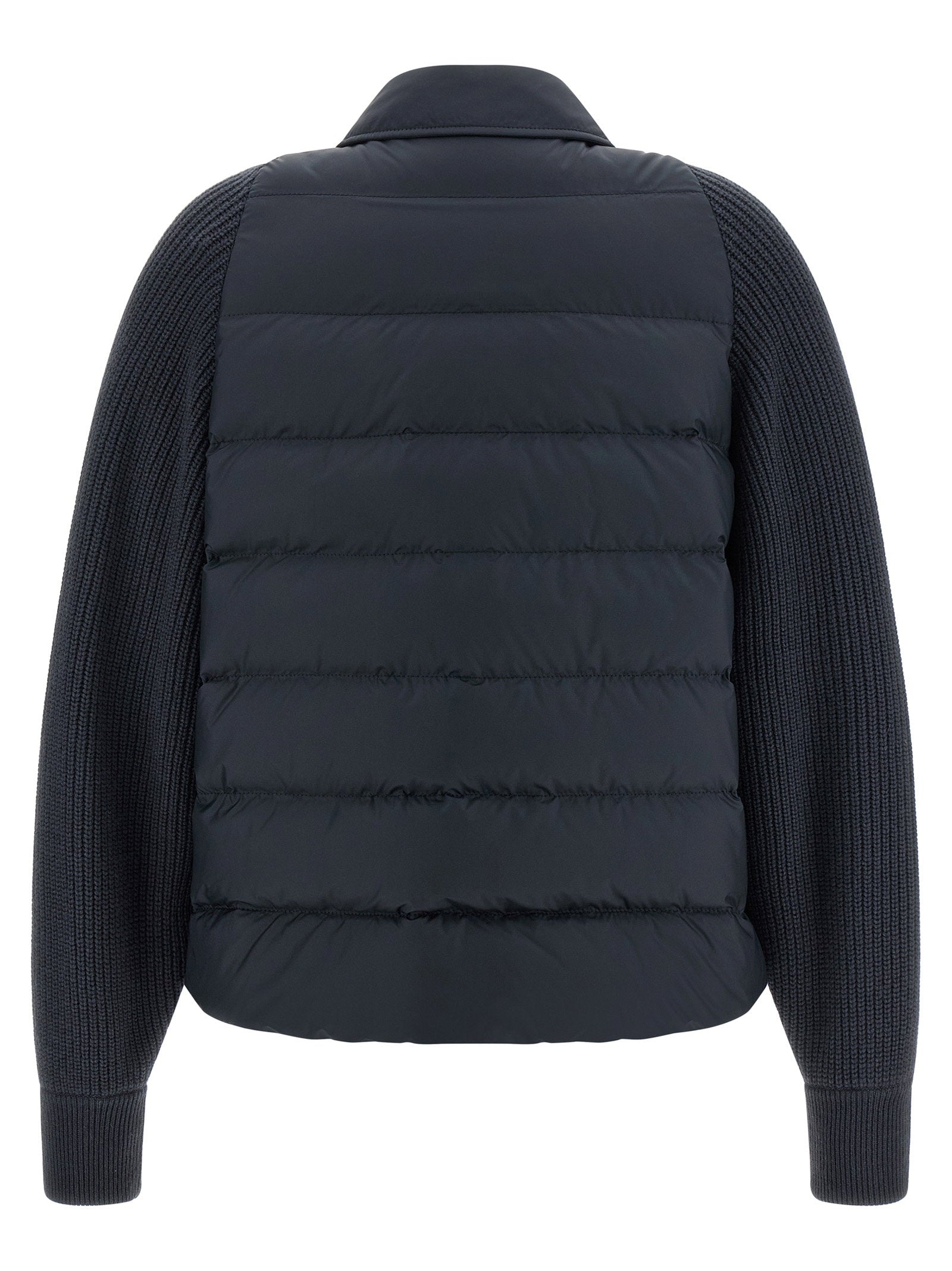 Brunello Cucinelli Shiny Flap Detail Down Jacket - view 2