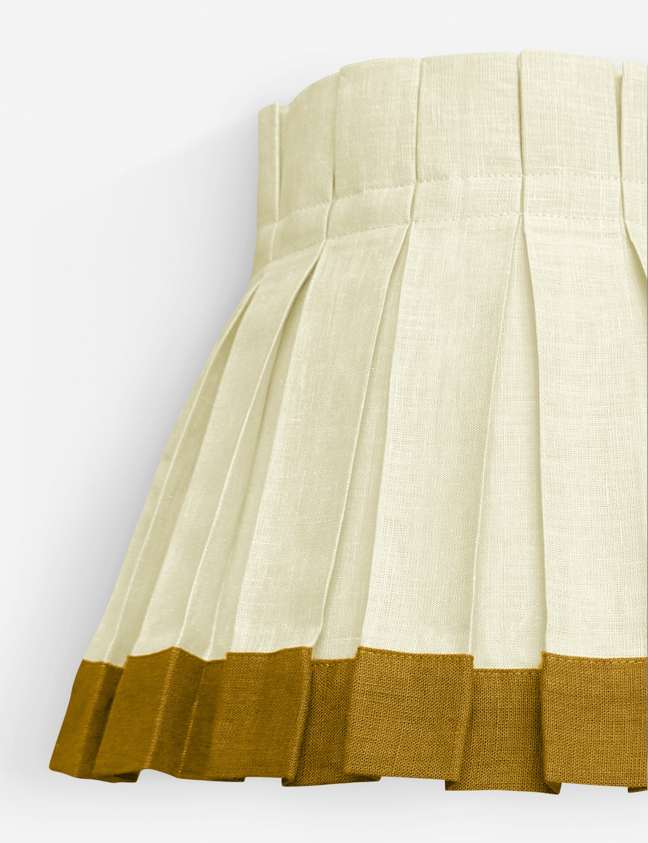 Lulu and Georgia Color Block Classic Box Pleat Lampshade by Cielle Home - view 13
