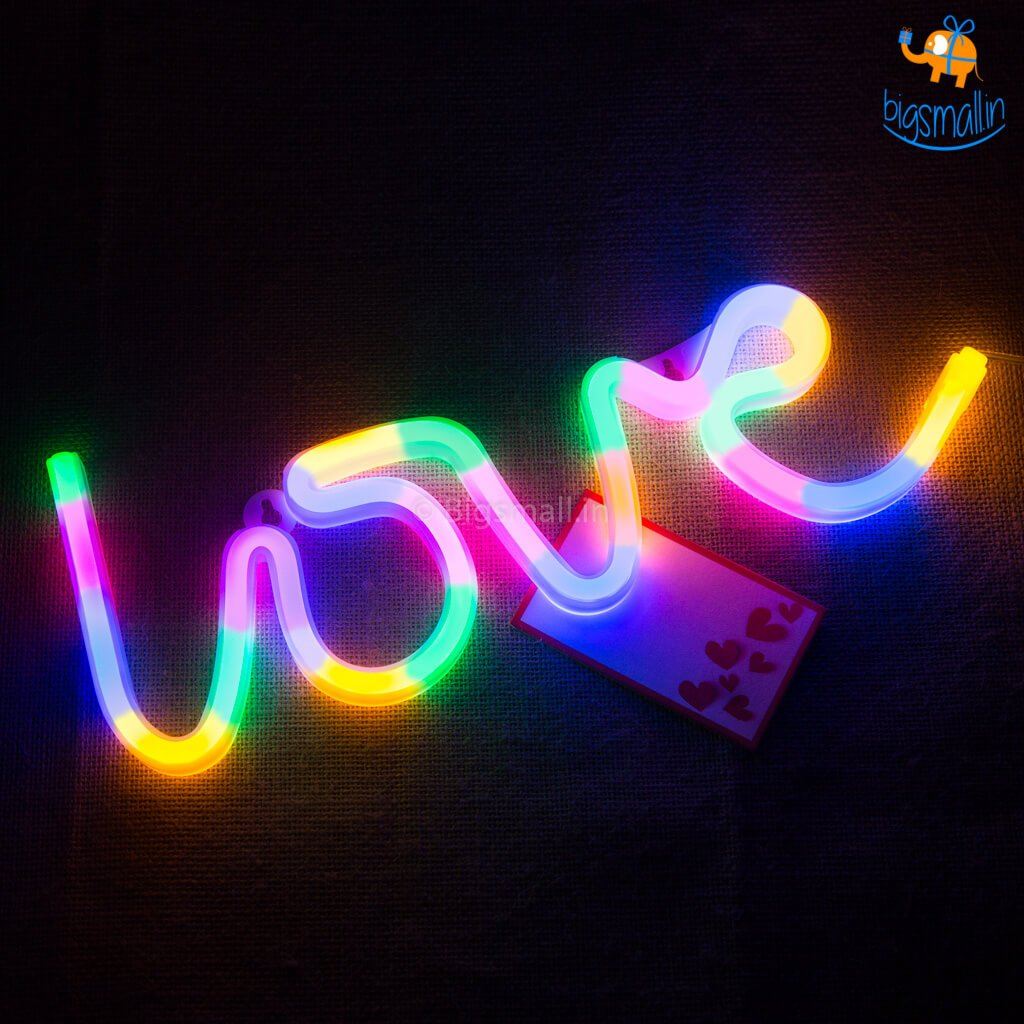 Big Daddy Multi-Colored Love LED Neon Lamp