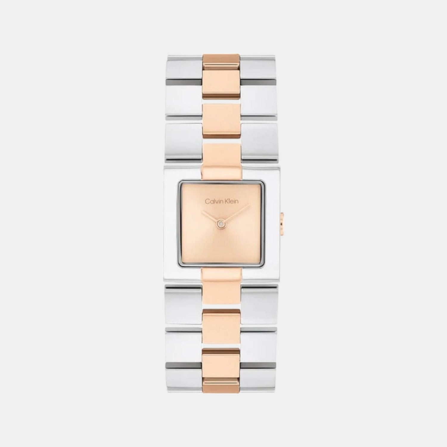 Calvin Klein Ck Meridian Women Quartz Blush Dial Analog Stainless Steel Watch 25100092