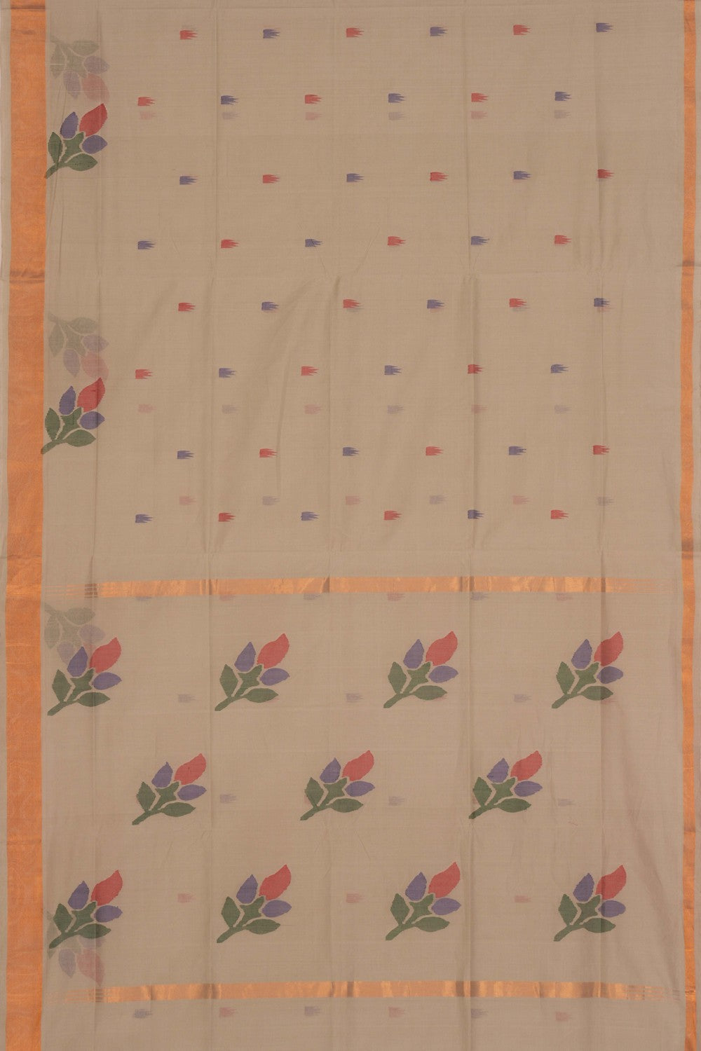 Kalanjali Cotton Jamdani Saree – Women's - view 3