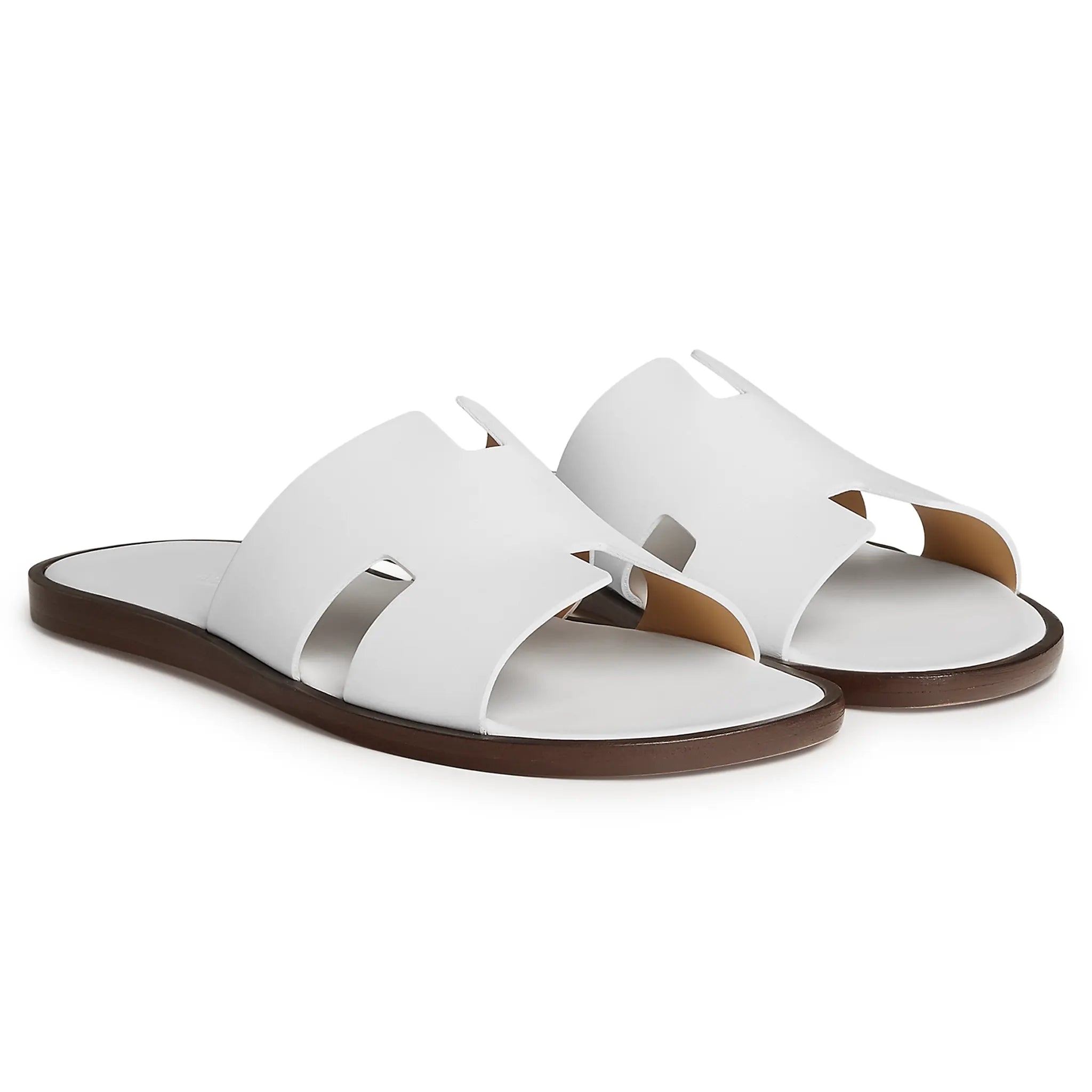 Hermès Paris Izmir White Sandal - view 2