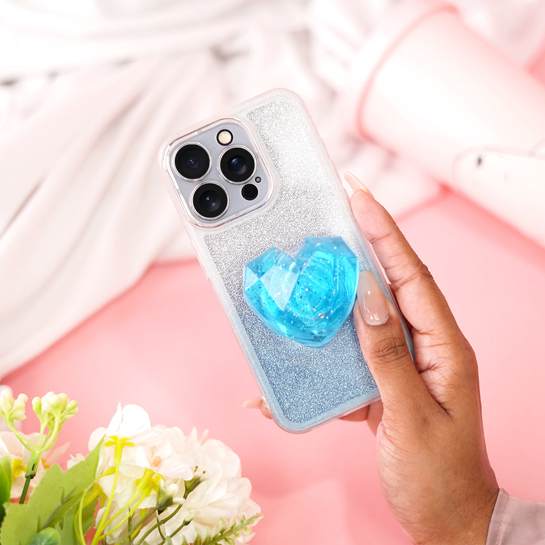 Peeperly Shimmering Bling Heart Case - view 3