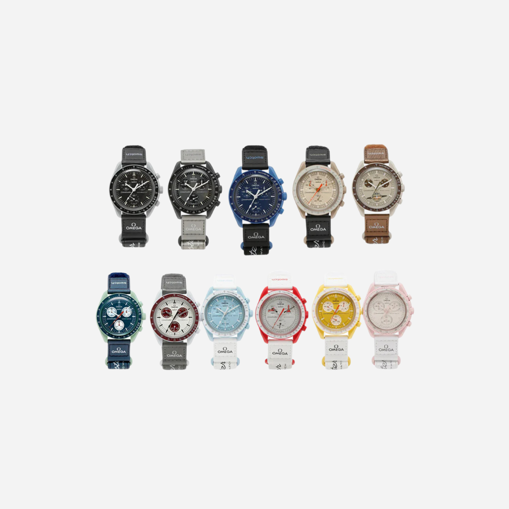 Swatch X Omega Bioceramic Moon Top 11 Set – Multi