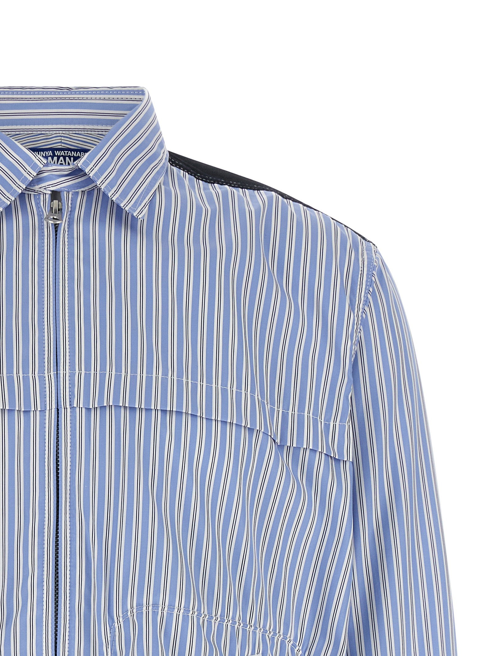 Junya Watanabe Denim Insert Shirt – 100% cotton - view 3