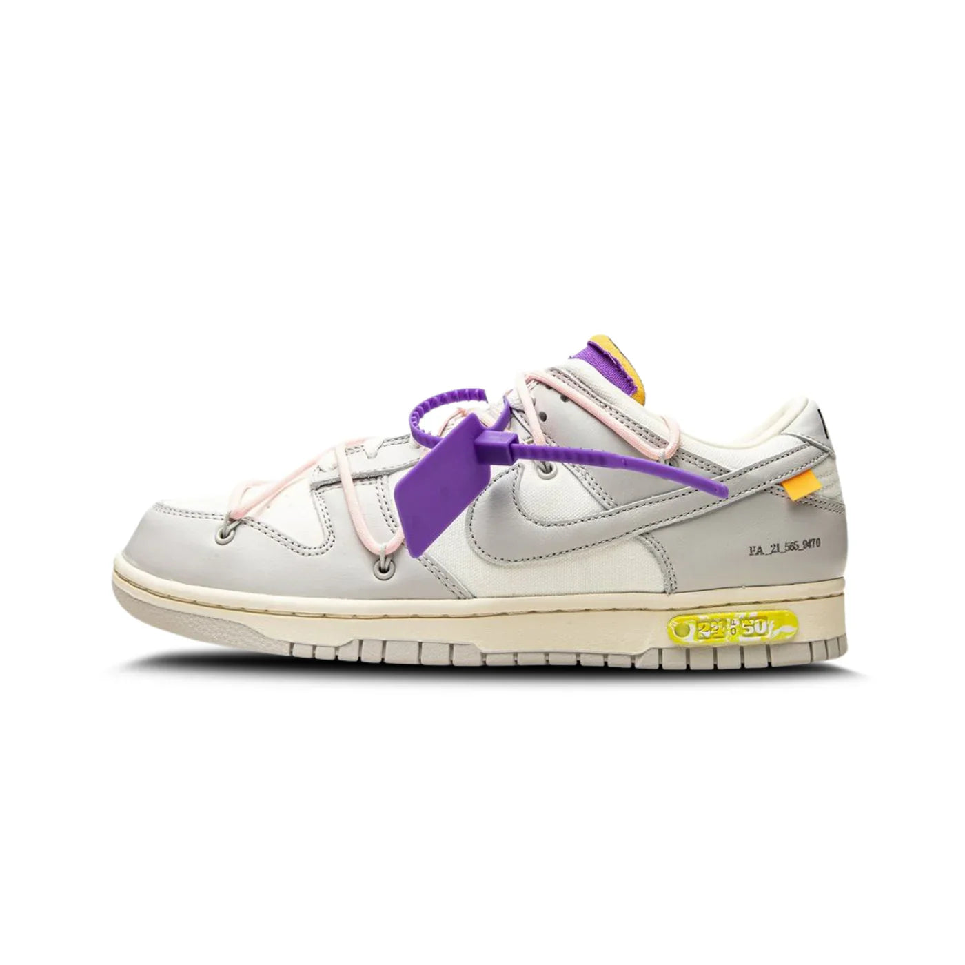 Cop Underdog Nike Dunk Low X Off-White Lot "24" of 50