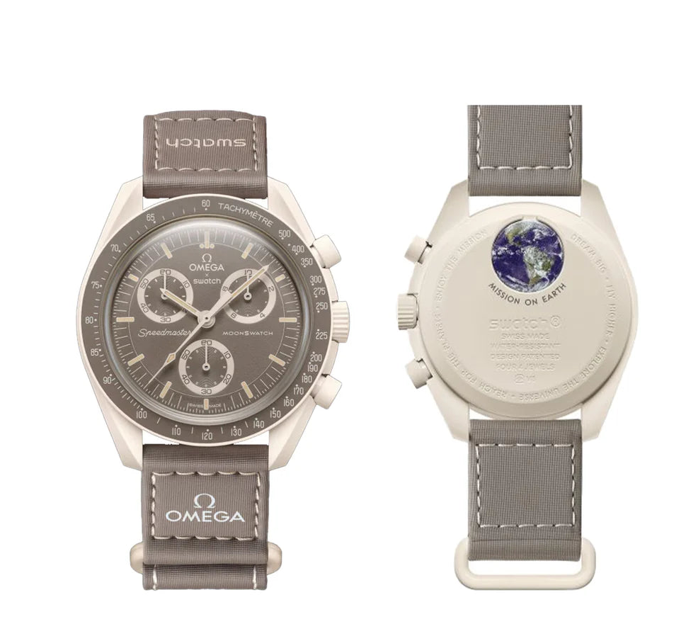 My Store Swatch X Omega Bioceramic Moonswatch Mission On Earth - Desert