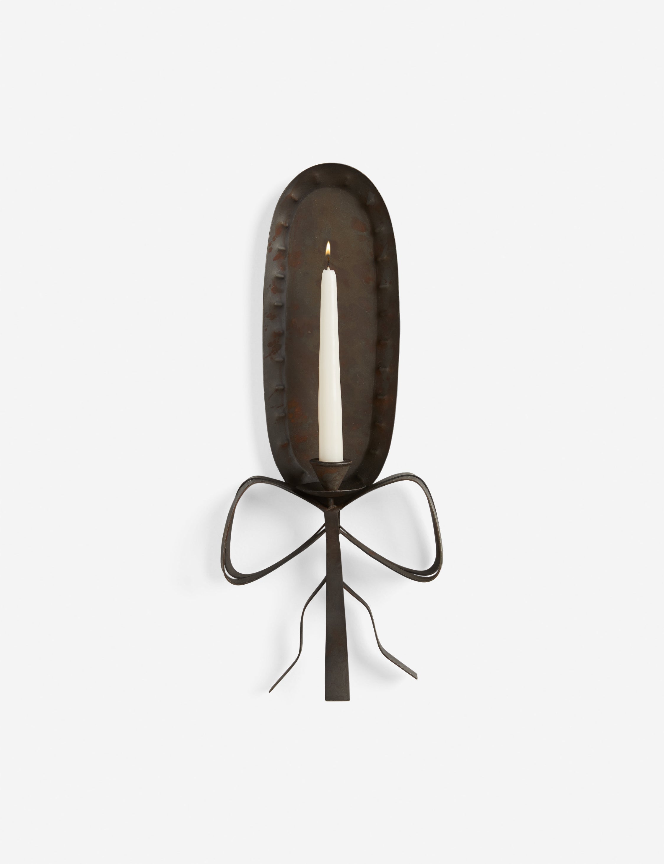 Lulu and Georgia Ribbon Candle Sconce by Sarah Sherman Samuel