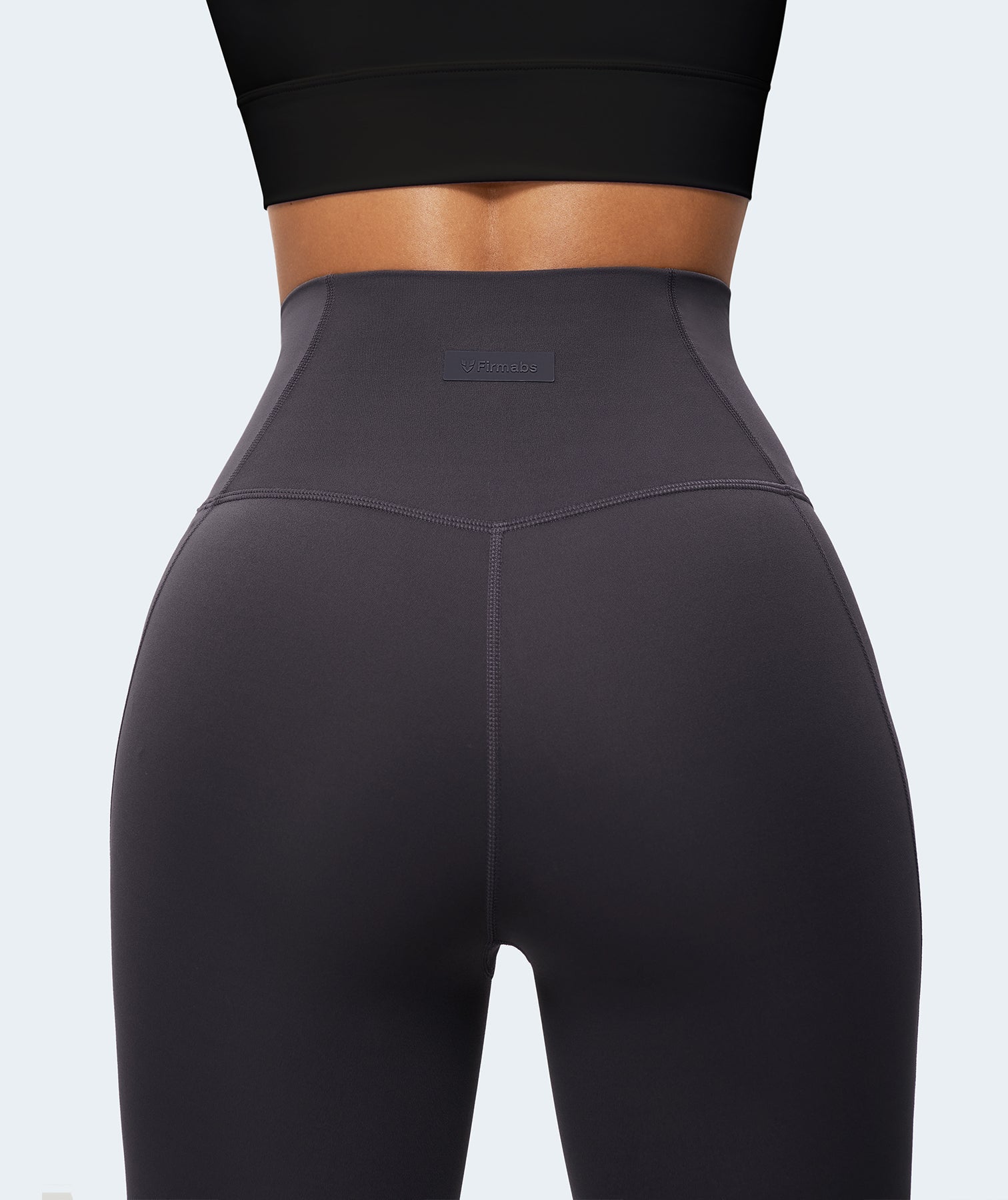 FIRM ABS Nakedfeel High Waisted Leggings - Tephra Gray - view 4