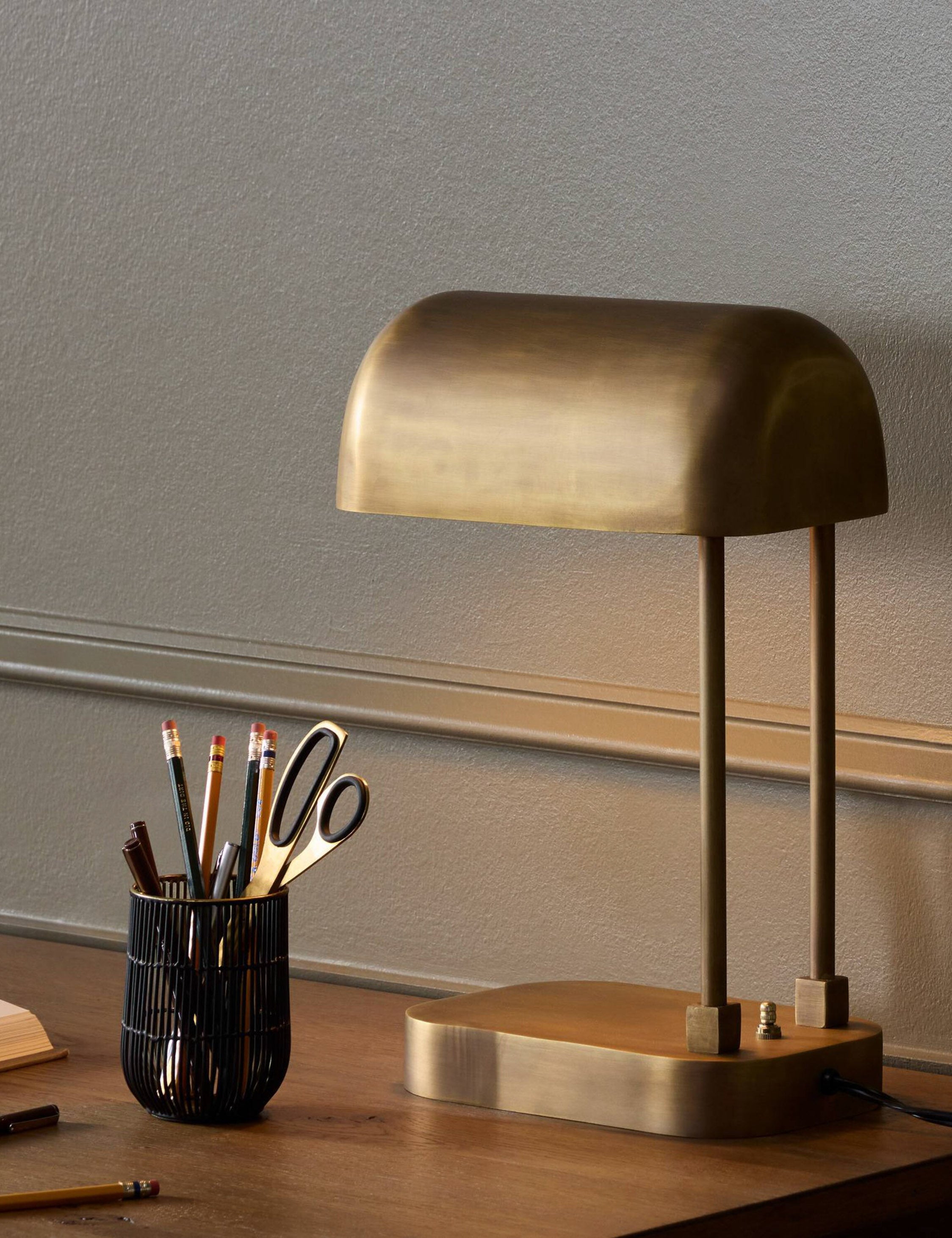 Lulu and Georgia Gafney Desk Lamp – Antique Brass - view 2