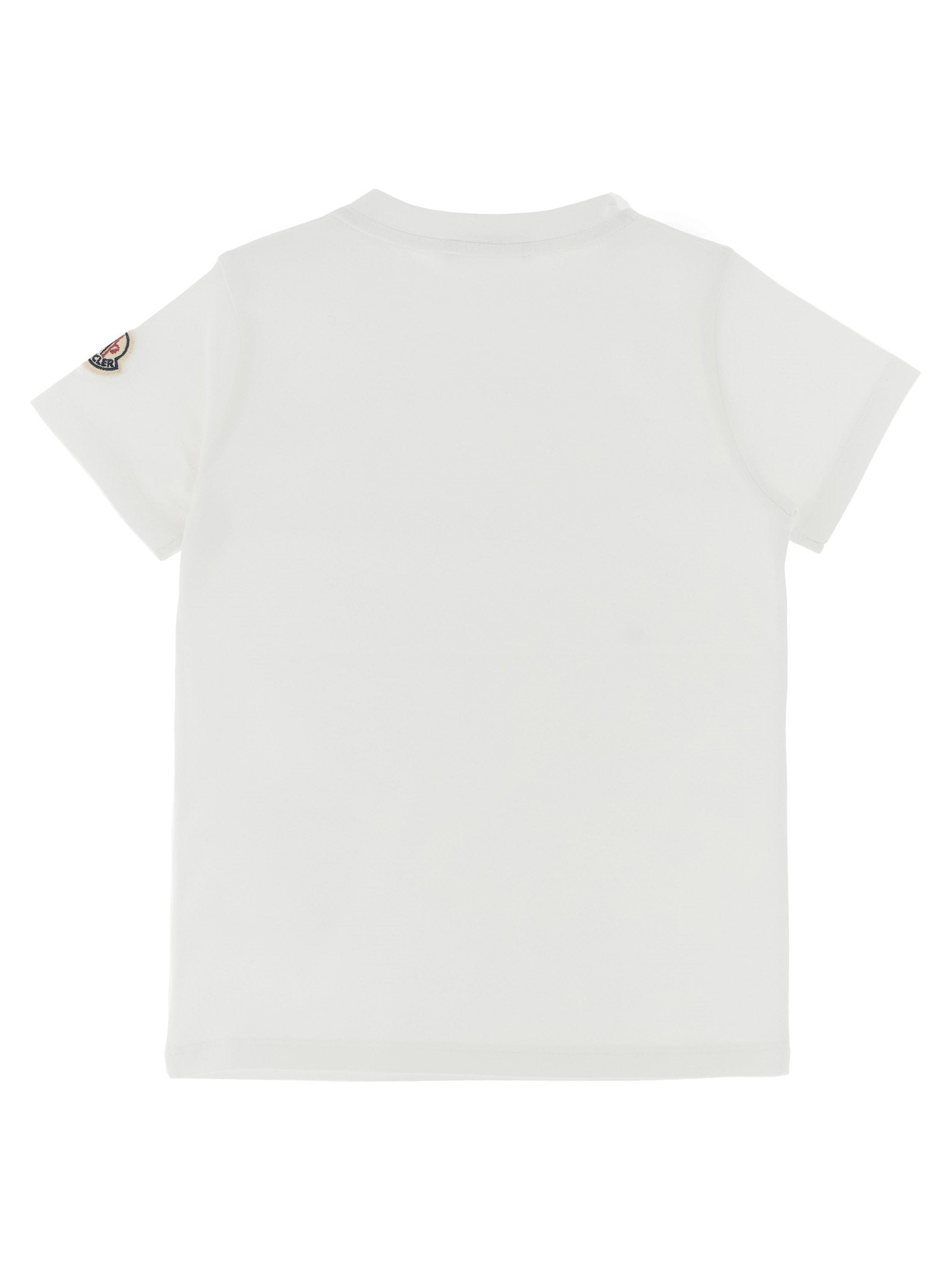 Moncler Enfant Logo Embroidery T-shirt – 92% cotton, 8% elastane - view 2