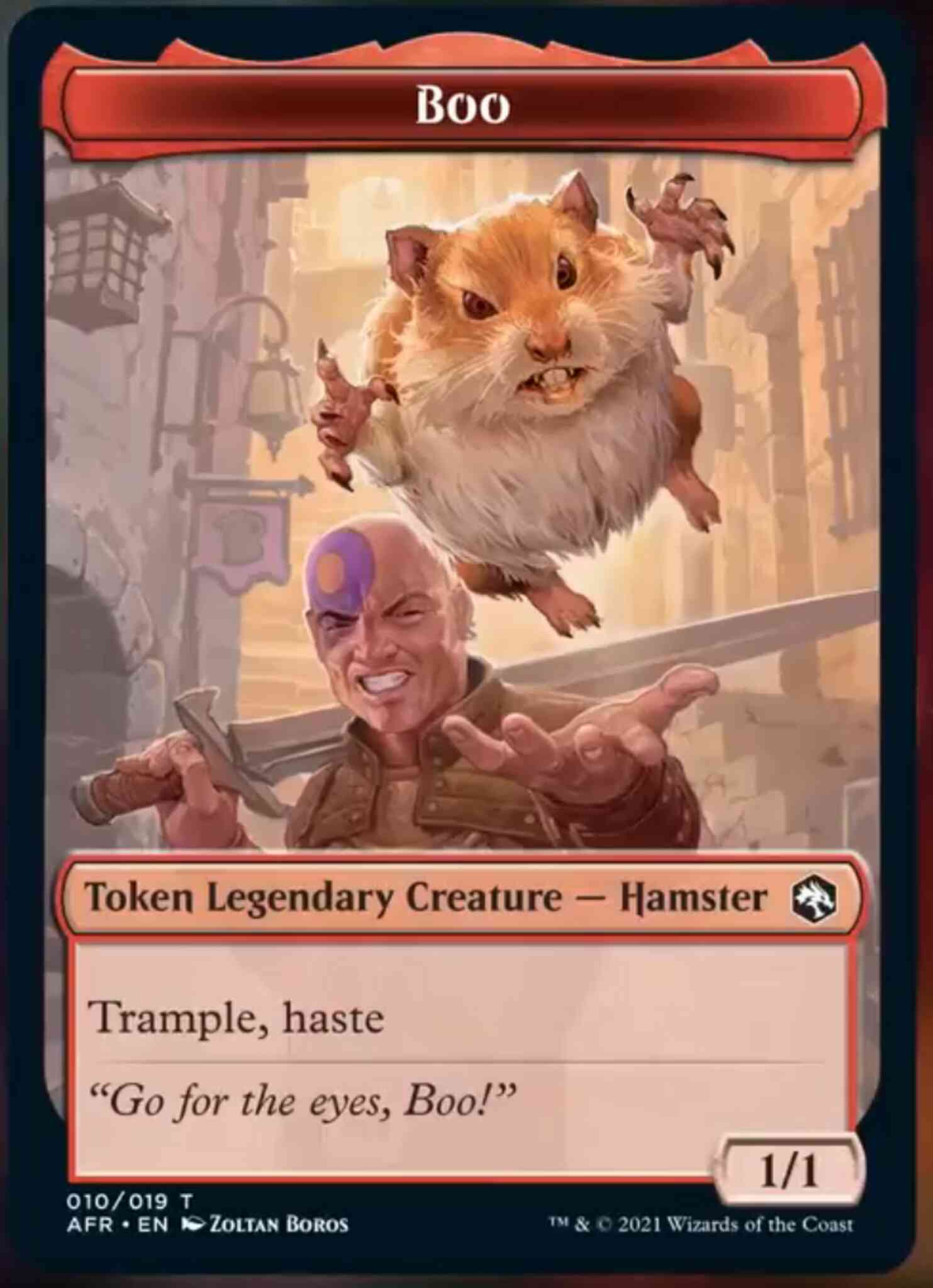 Boo token 10 – Magic Boo Token [10] [Adventures in the Forgotten Realms: Tokens] [Non-Foil]