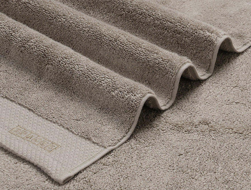 Spaces India London Fog - Light Grey 100% Egyptian Cotton Bath Towel - Luxury Egyption Cotton By Spaces - view 4