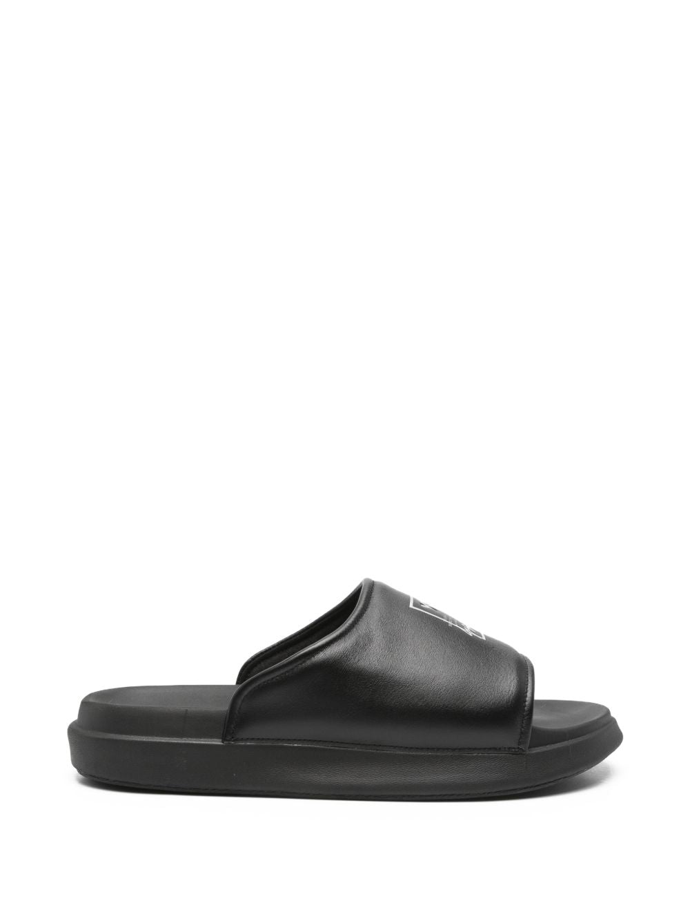 Y-3 Sandals BLACK – Outer: Calf Leather 100%
