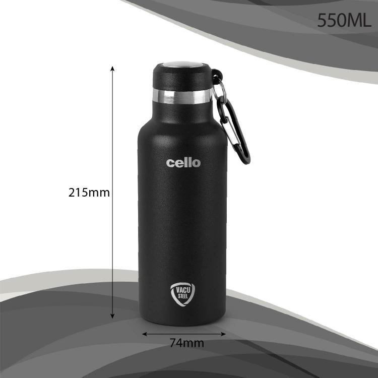 Cello Duro Hector Flask, Vacusteel Water Bottle 550 ml - view 29