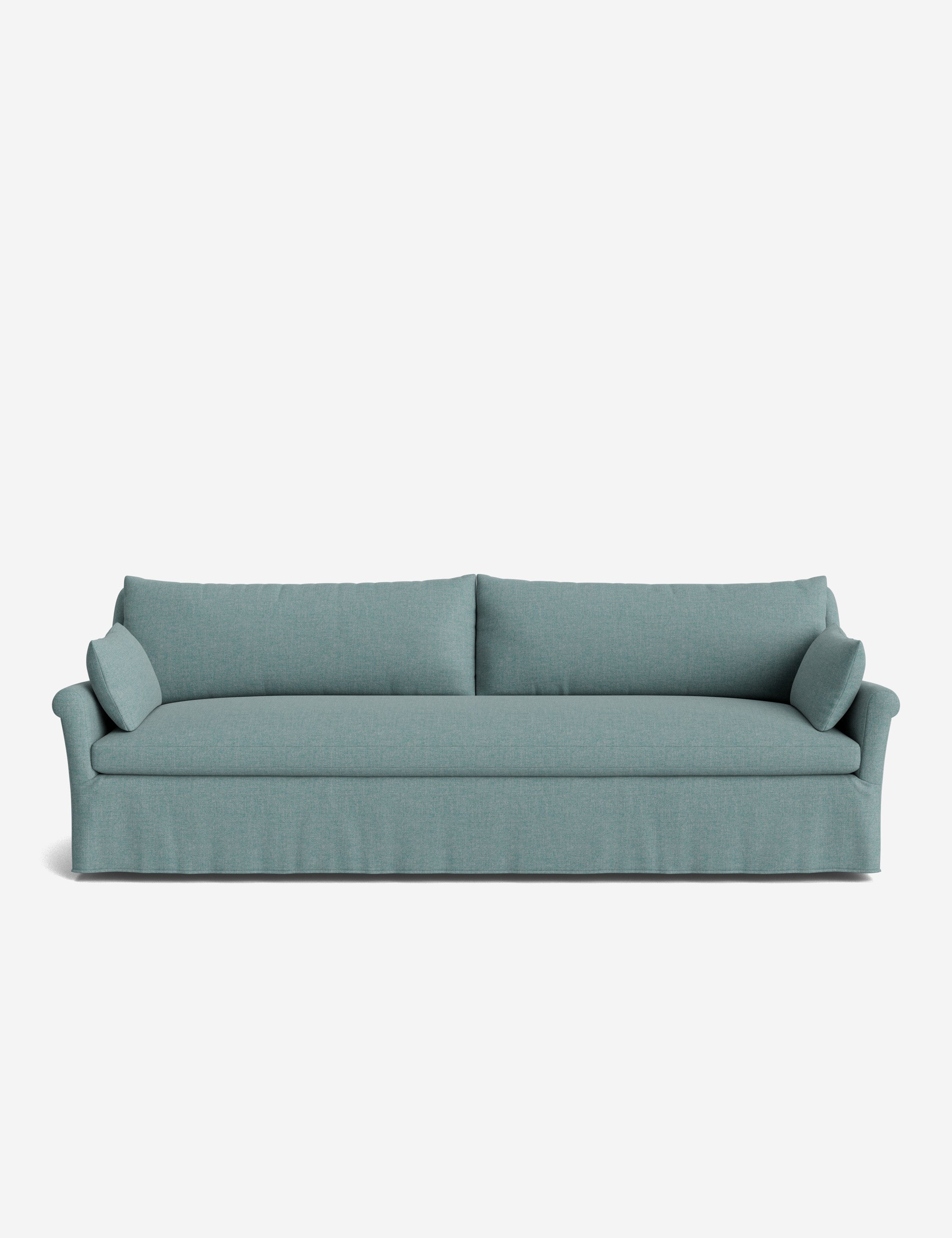 Lulu and Georgia Portola Rolled Arm Slipcover Sofa - view 72