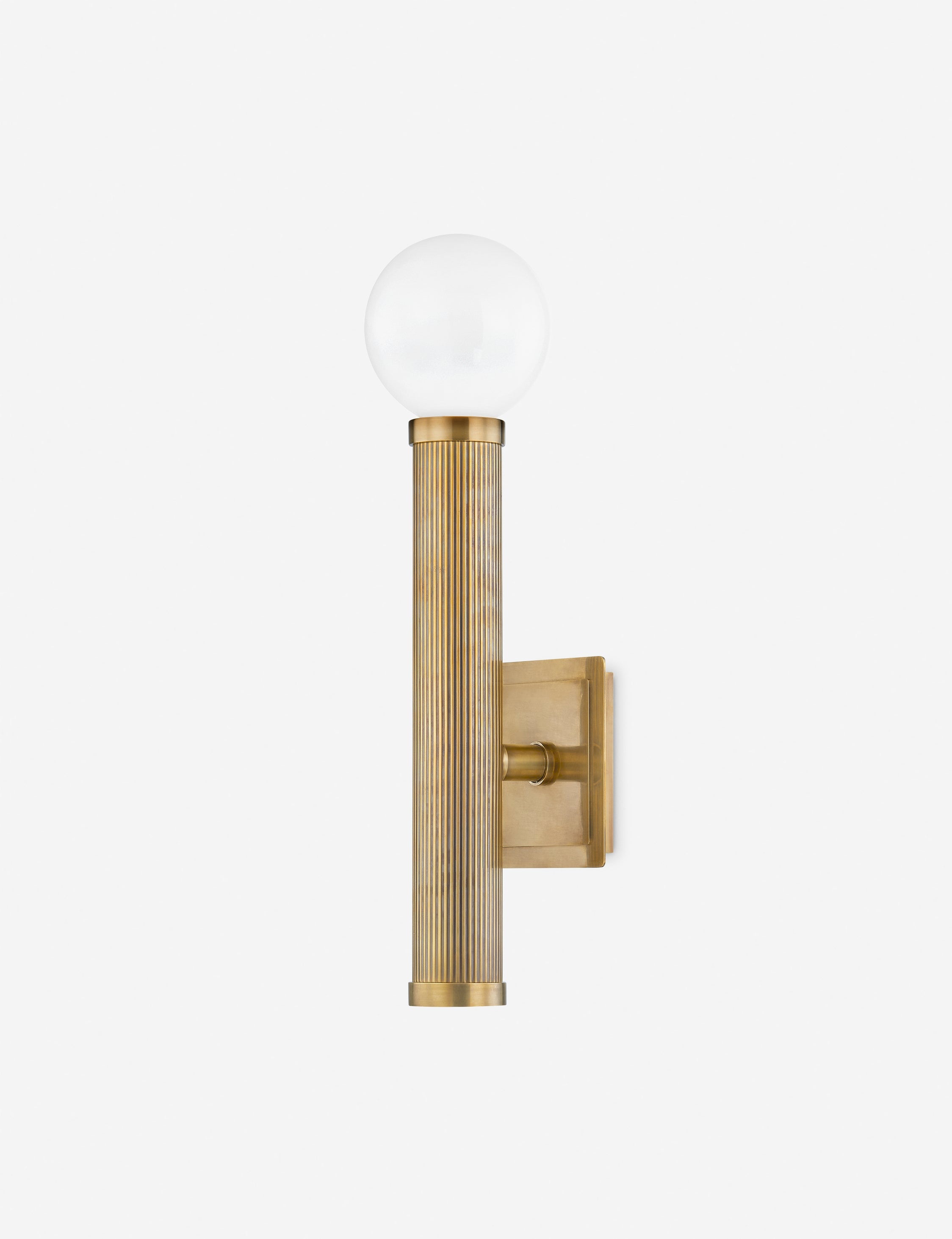 Lulu and Georgia Logi Sconce – Brass