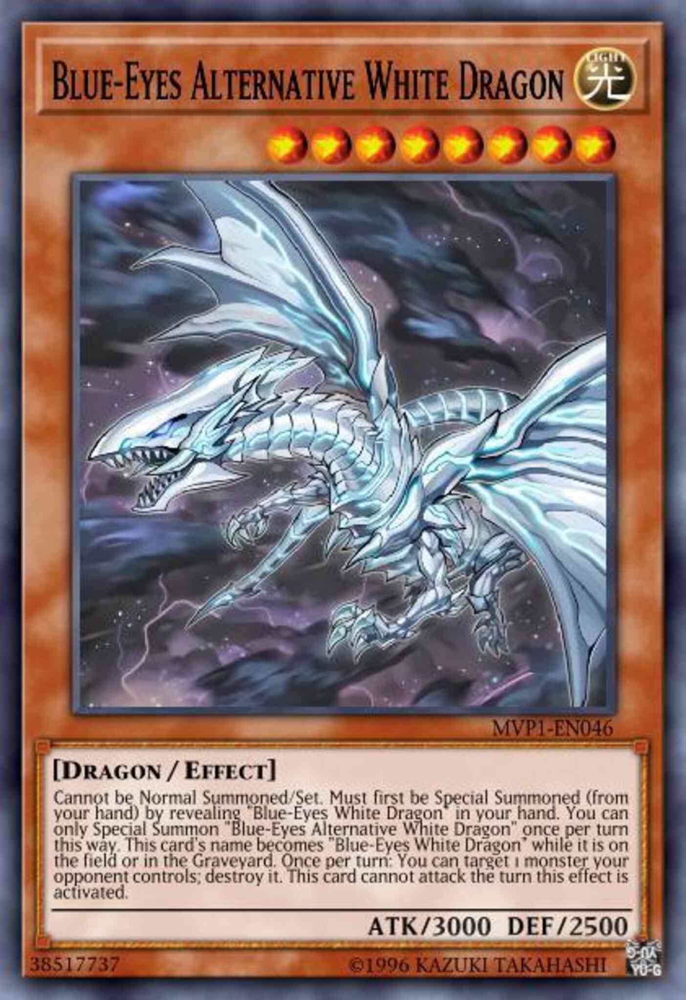 Yu-Gi-Oh! Blue-Eyes Alternative White Dragon - MVP1-EN046 - Ultra Rare - Unlimited