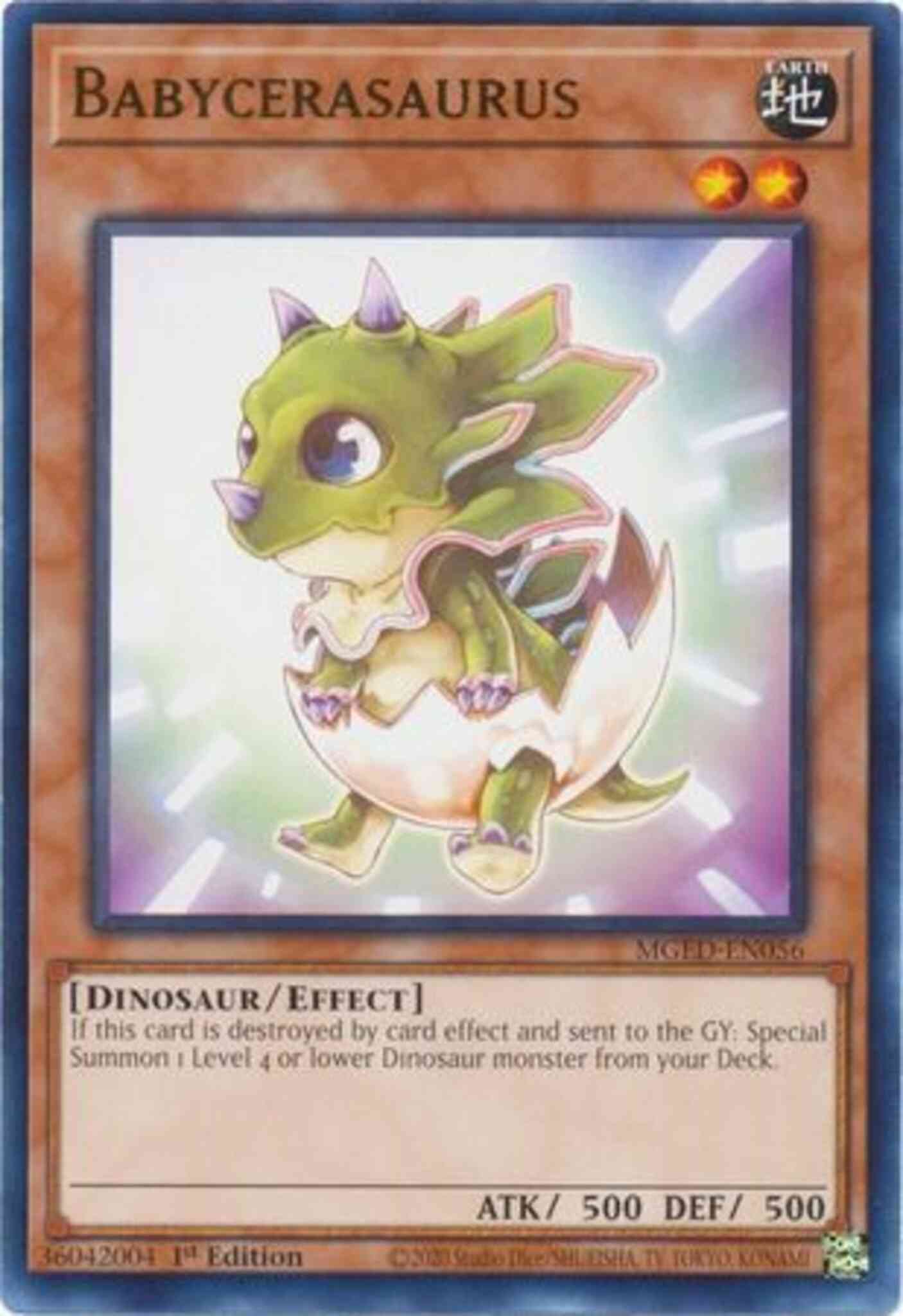 Yu-Gi-Oh! Babycerasaurus - MGED-EN056 - Rare - 1st Edition