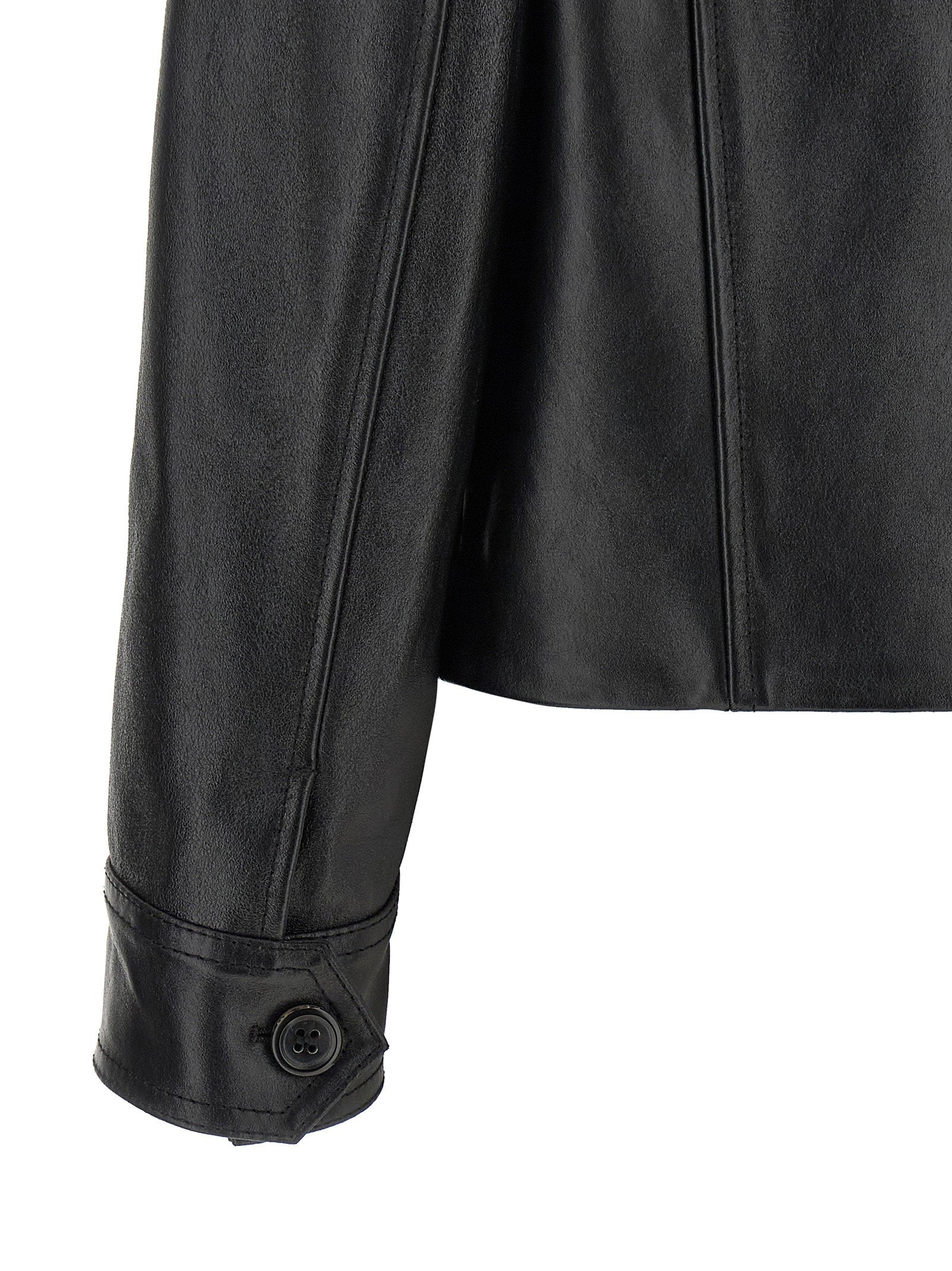 Marni Leather And Suede Jacket - view 4