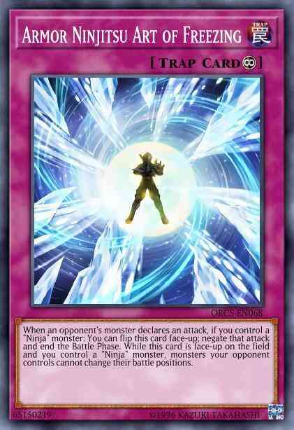 Yu-Gi-Oh! Armor Ninjitsu Art of Freezing - ORCS-EN068 - Common - 1st Edition
