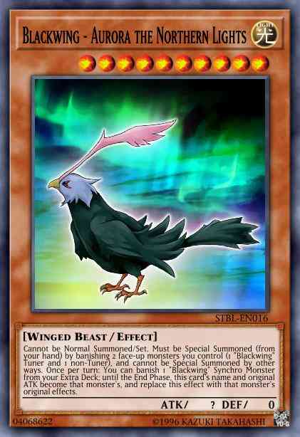 Yu-Gi-Oh! Blackwing - Aurora the Northern Lights - STBL-EN016 - Rare - 1st Edition