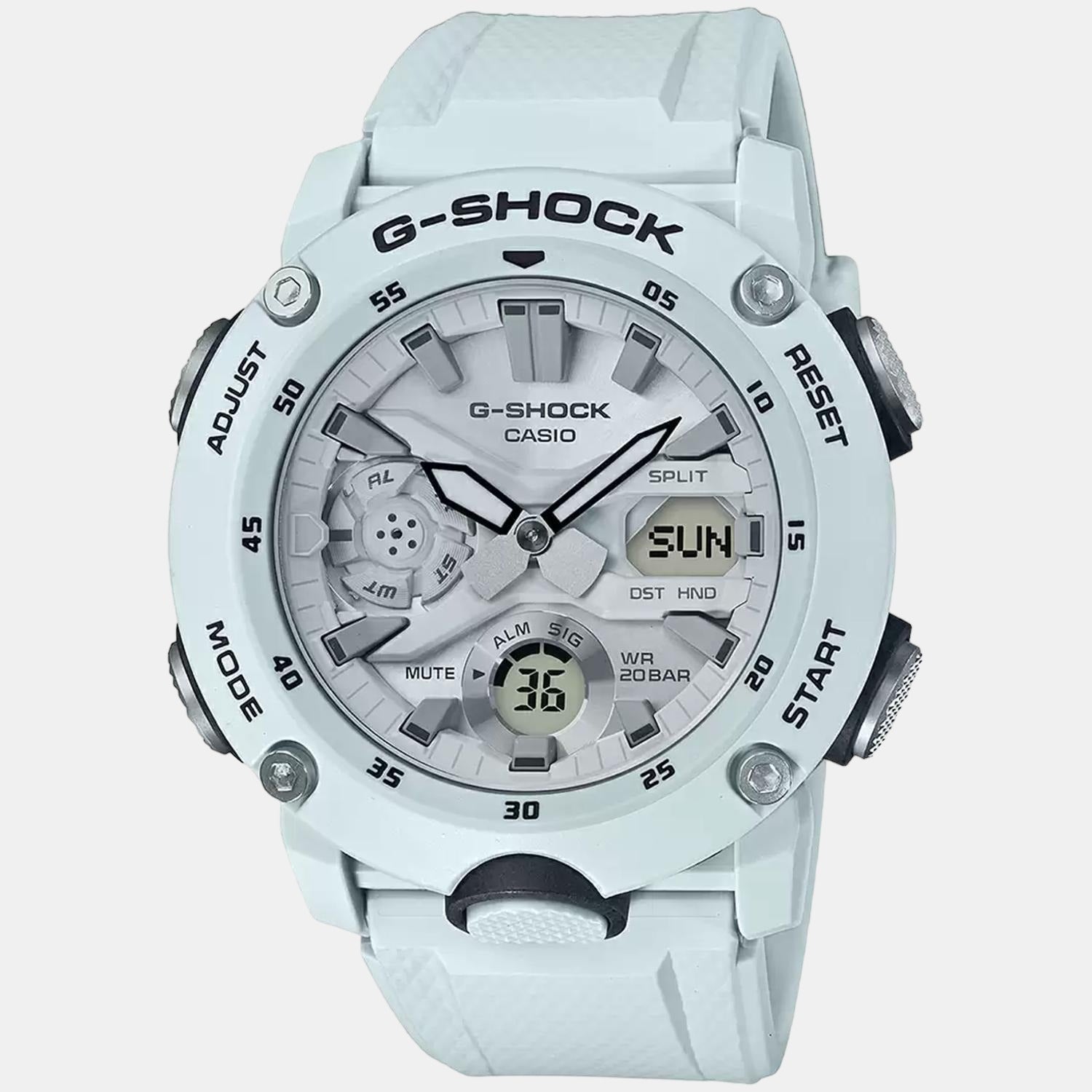 Casio G-Shock Men Quartz White Dial Analog-Digital Resin Watch G971 - view 2