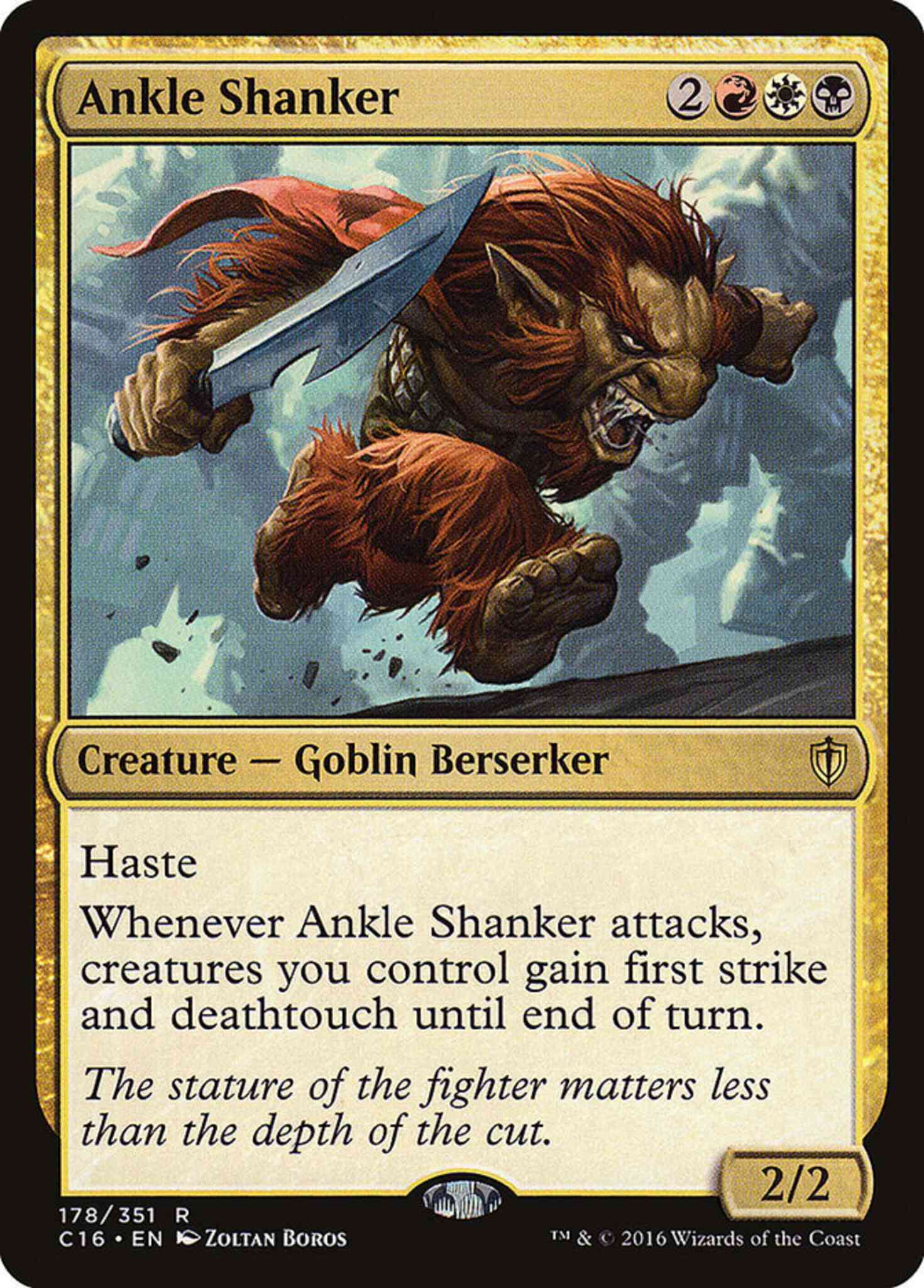 Ankle shanker 178 – Magic Ankle Shanker [178] [Commander 2016] [Non-Foil]