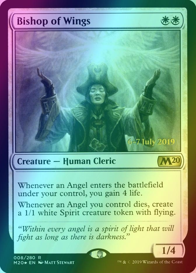 Magic Bishop of Wings [8s] [Core Set 2020 Promos] [Foil]