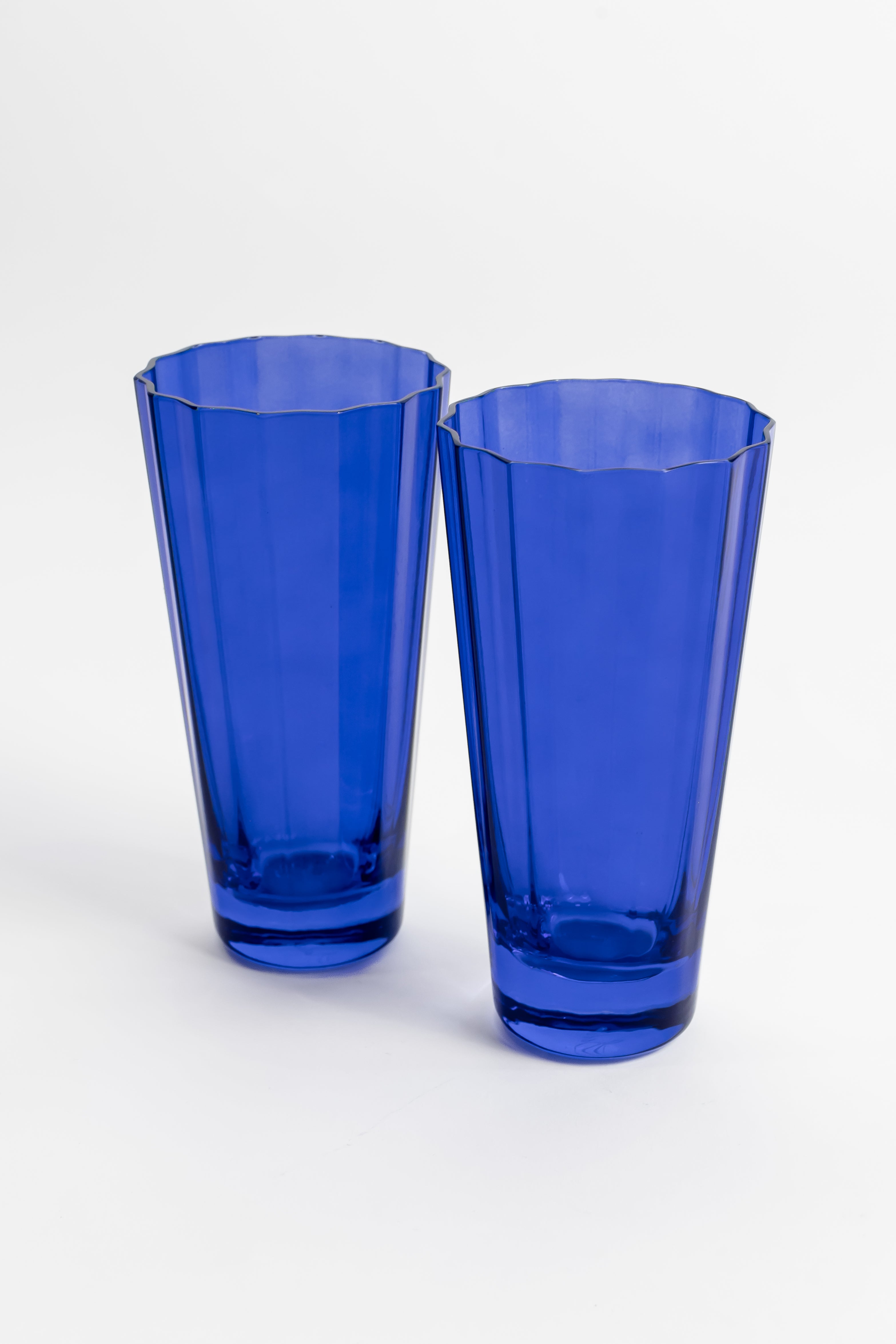 Estelle Colored Glass Estelle Colored Sunday High Balls - Set of 2 {Royal Blue} - view 2