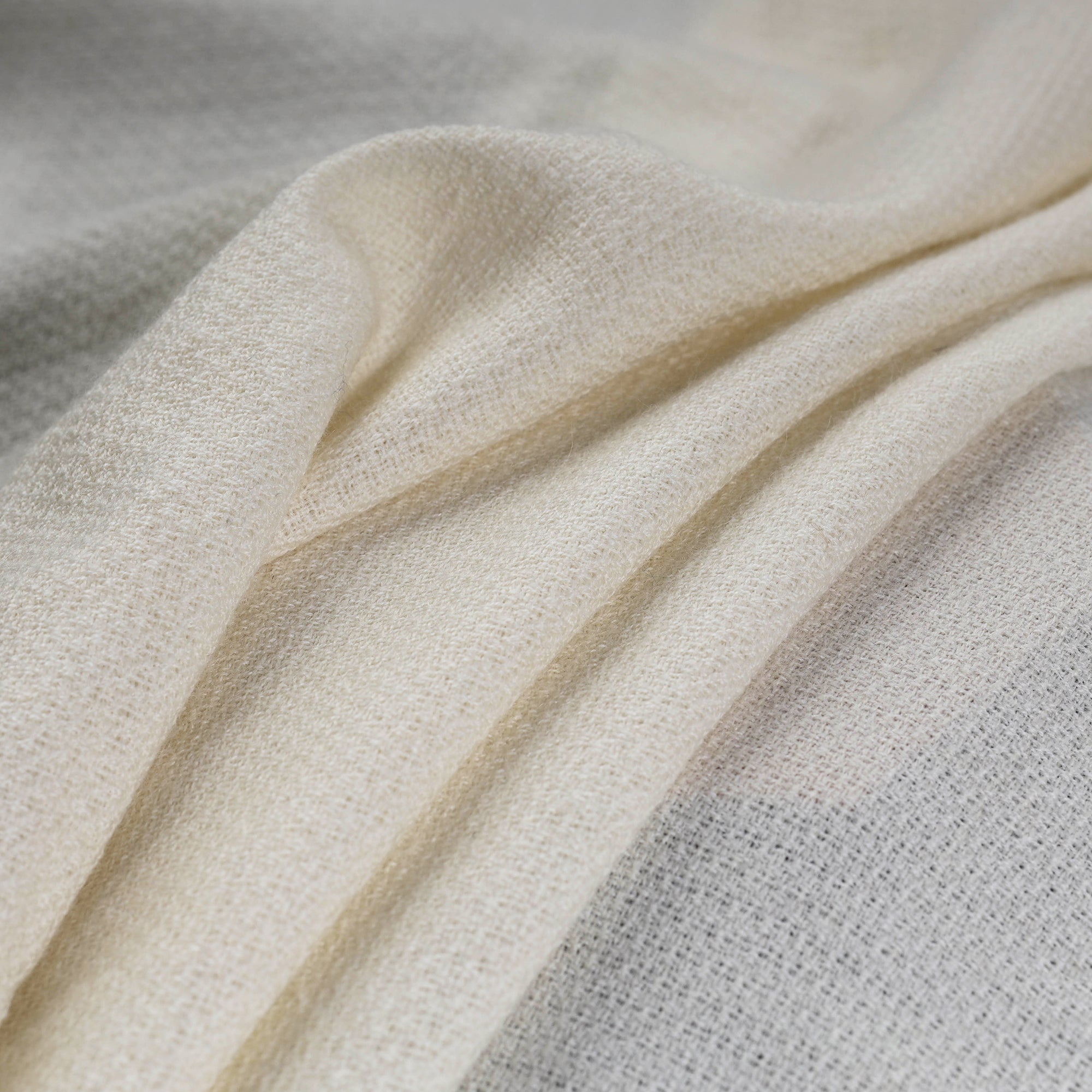 KILMORA Beige - Kumaun Handwoven Merino Woollen Fabric 01