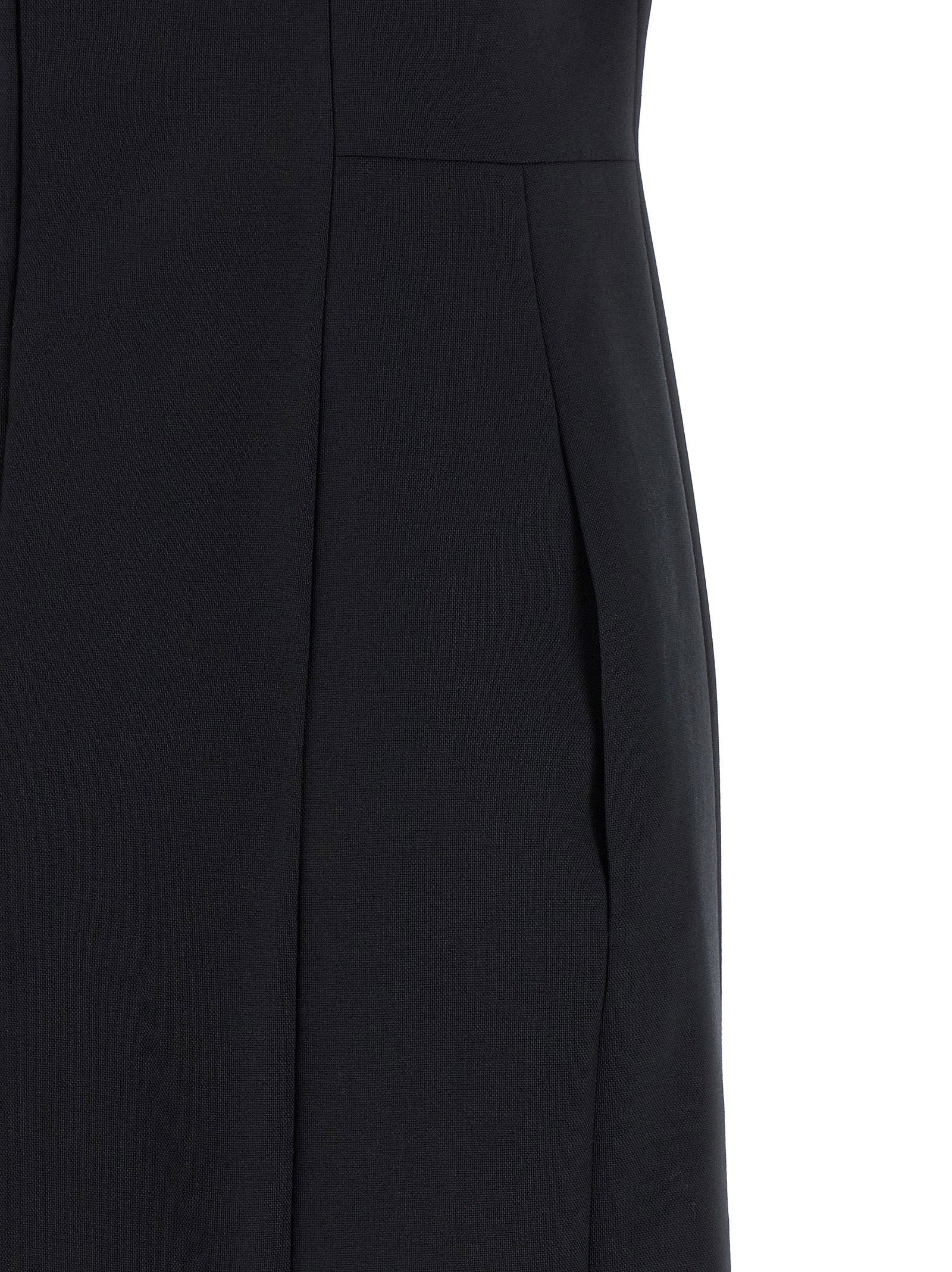 Thom Browne Polo Dress With Intarsia And Rwb Detail - view 4