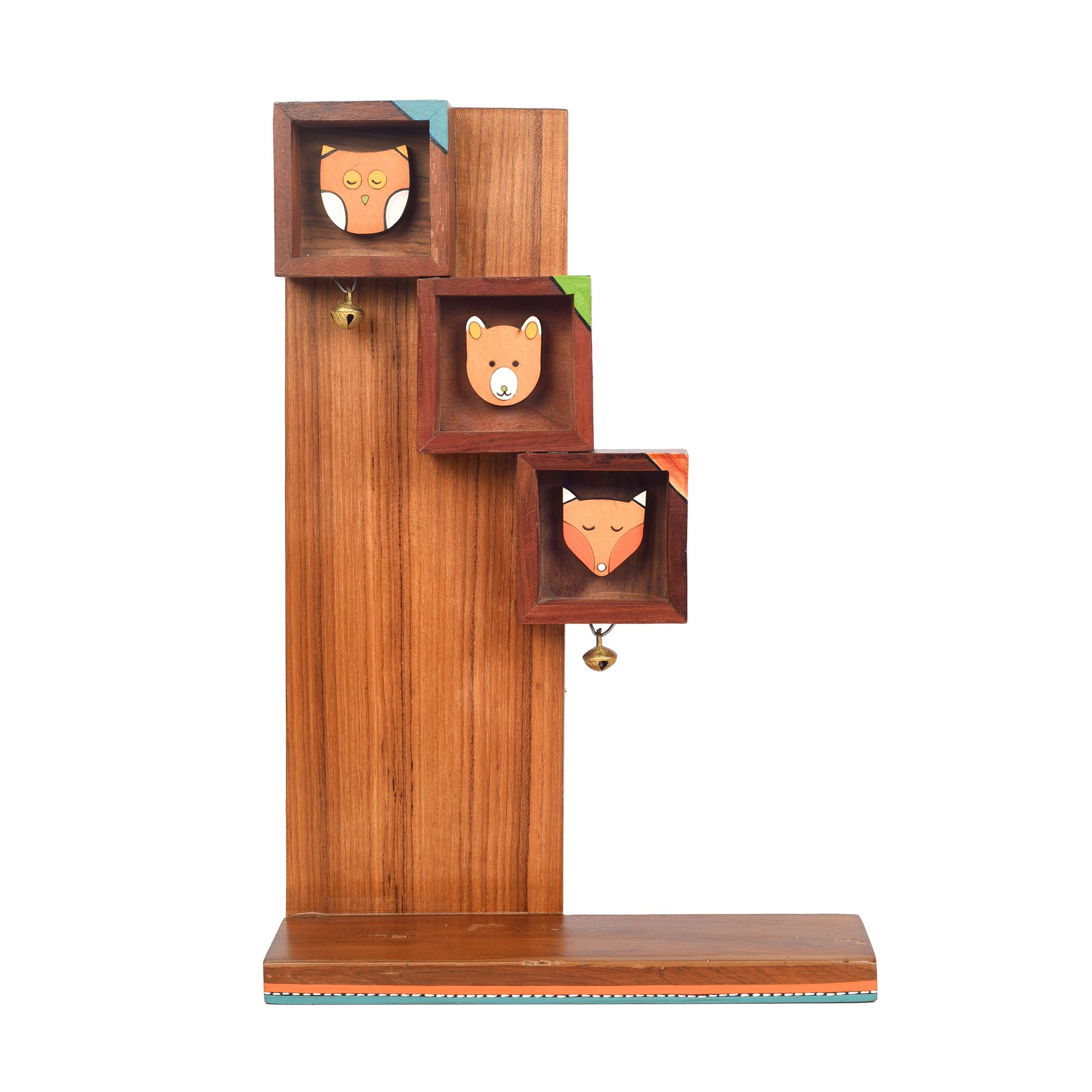 ART CREATIONS BY SUMAN SONTHALIA Animals Handcrafted Hanging Wall Dislay Shelf - view 2