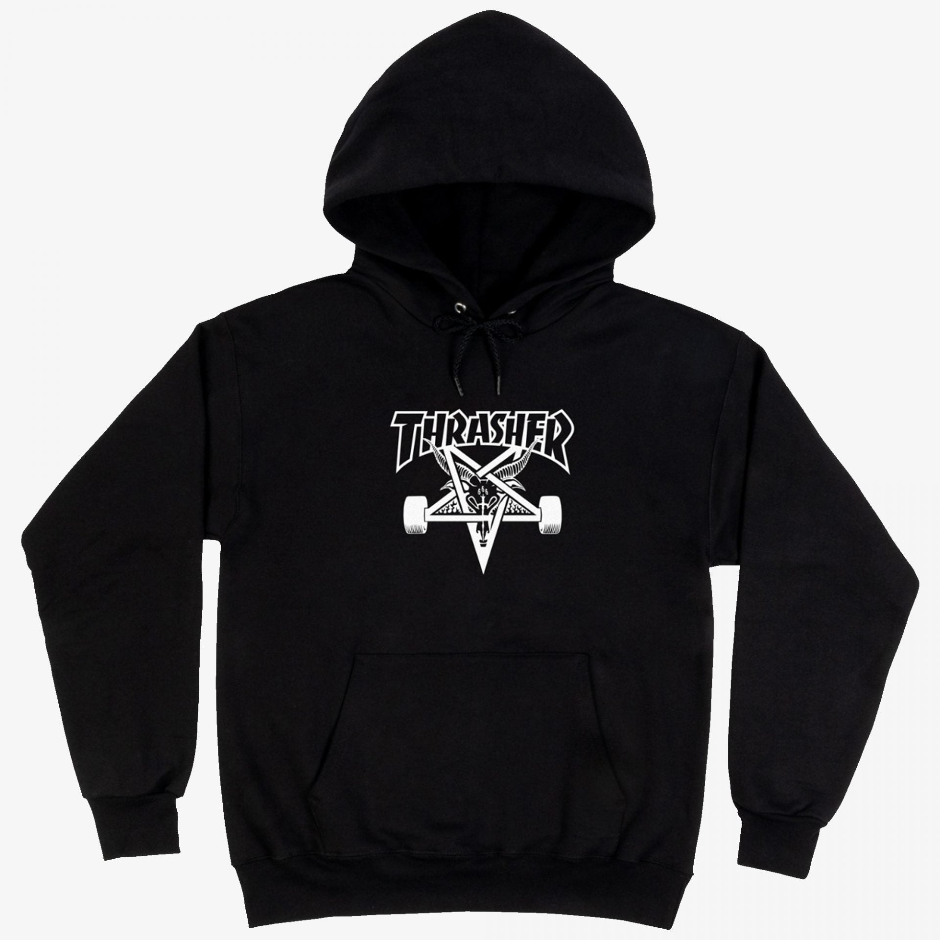 Thrasher | SKATEGOAT HOODIE { BLACK - view 2