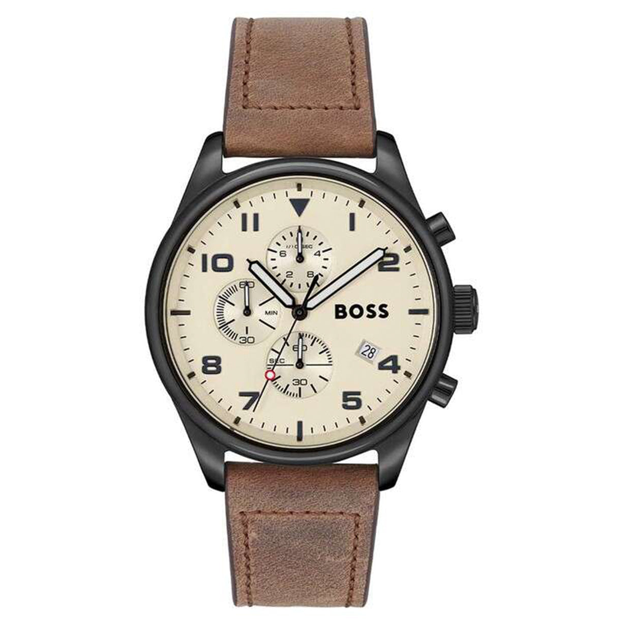 Beige analog watches – Hugo Boss Brown – Beige