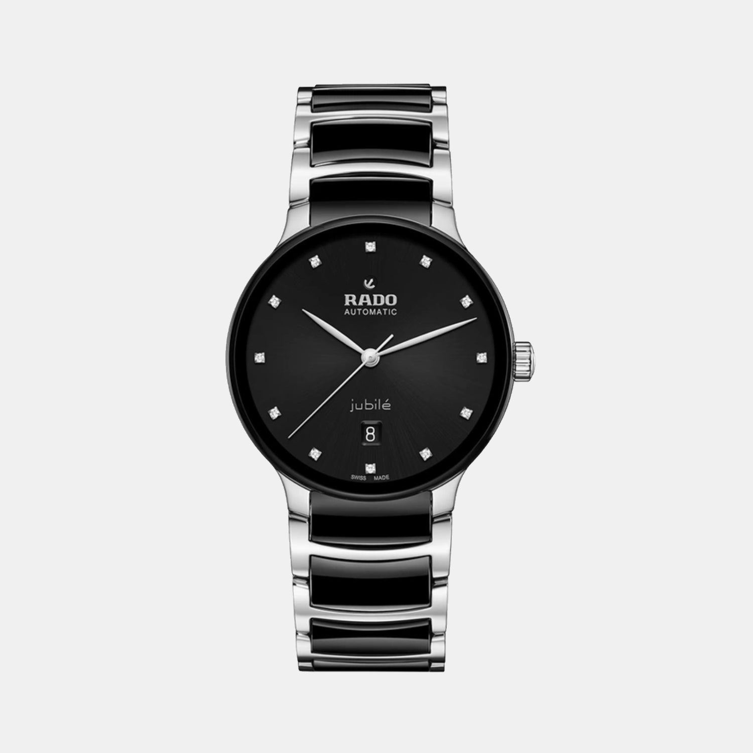 Rado Centrix Unisex Automatic Black Dial Analog Ceramic Watch R30018742