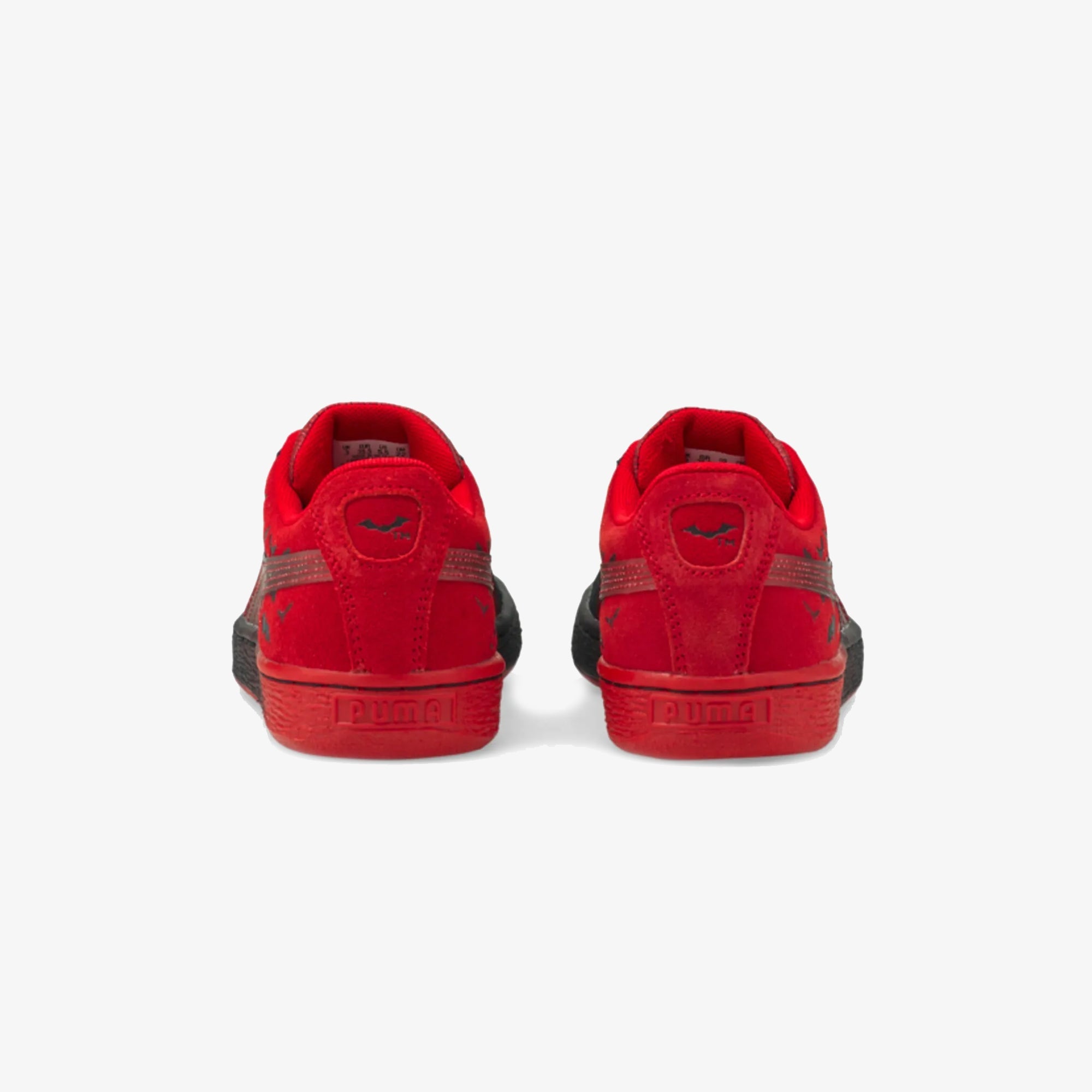 Puma | x BATMAN SUEDE CLASSIC YOUTH { BLACK/RED - view 3