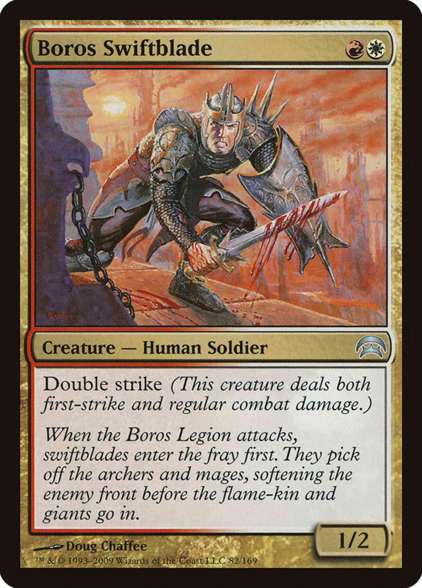Boros swiftblade 82 – Magic Boros Swiftblade [82] [Planechase] [Non-Foil]