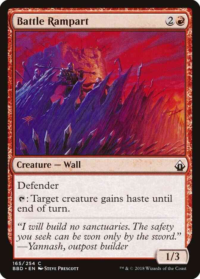 Battle rampart 165 – Magic Battle Rampart [165] [Battlebond] [Non-Foil]