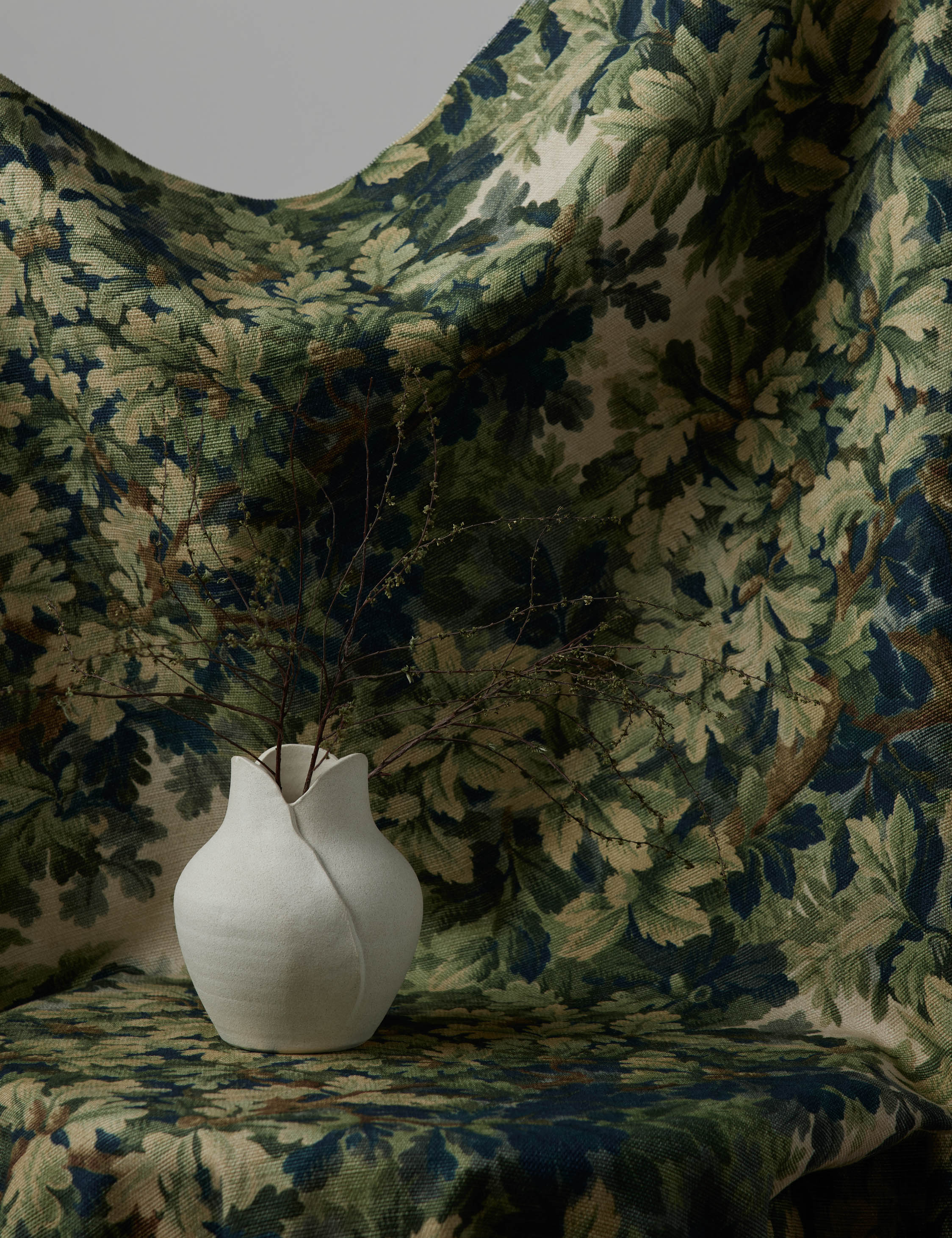 Lulu and Georgia Bois de Chene Cotton Fabric by Scalamandré