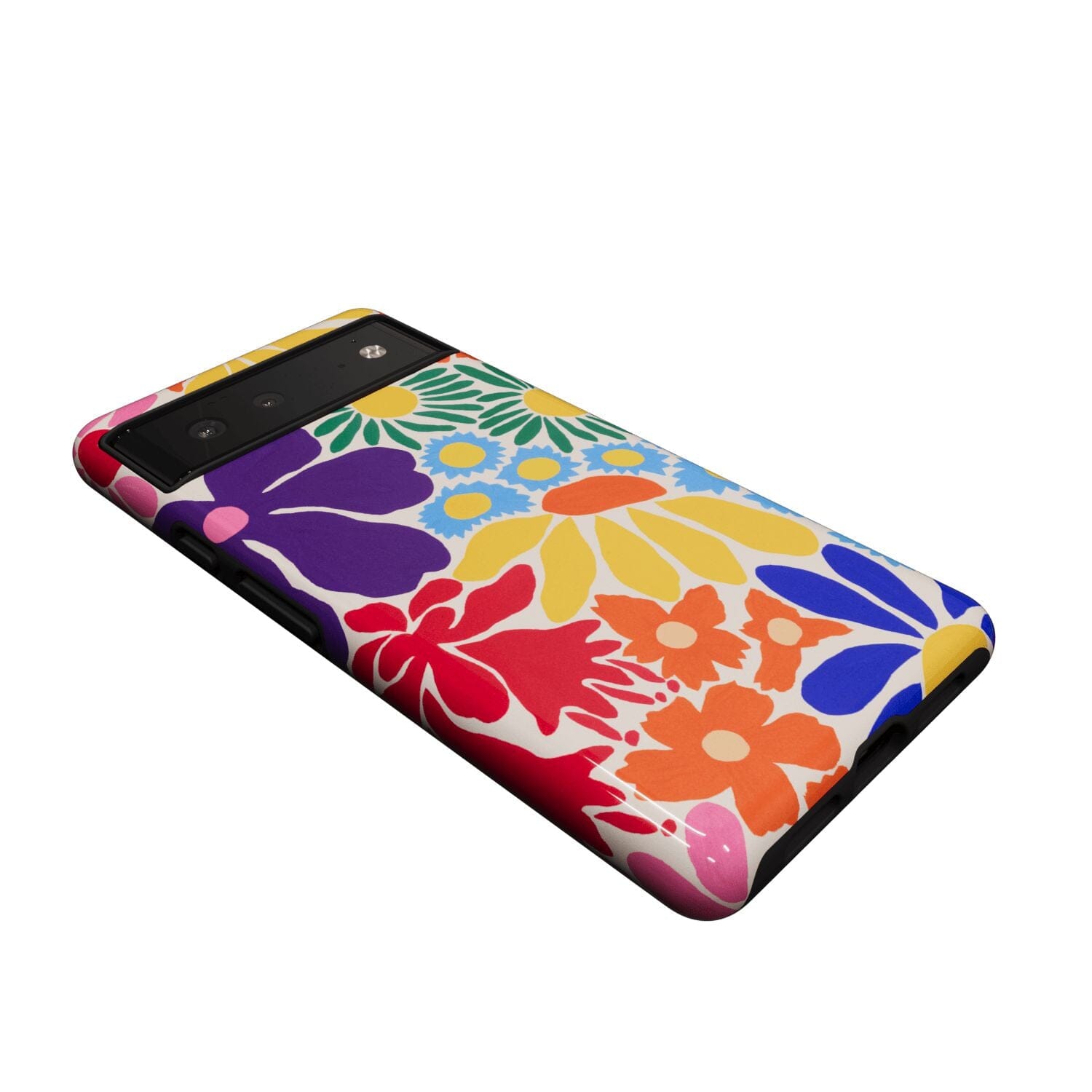 Casetry Flower Patch | Multi-Color Floral Google Pixel Case - view 2