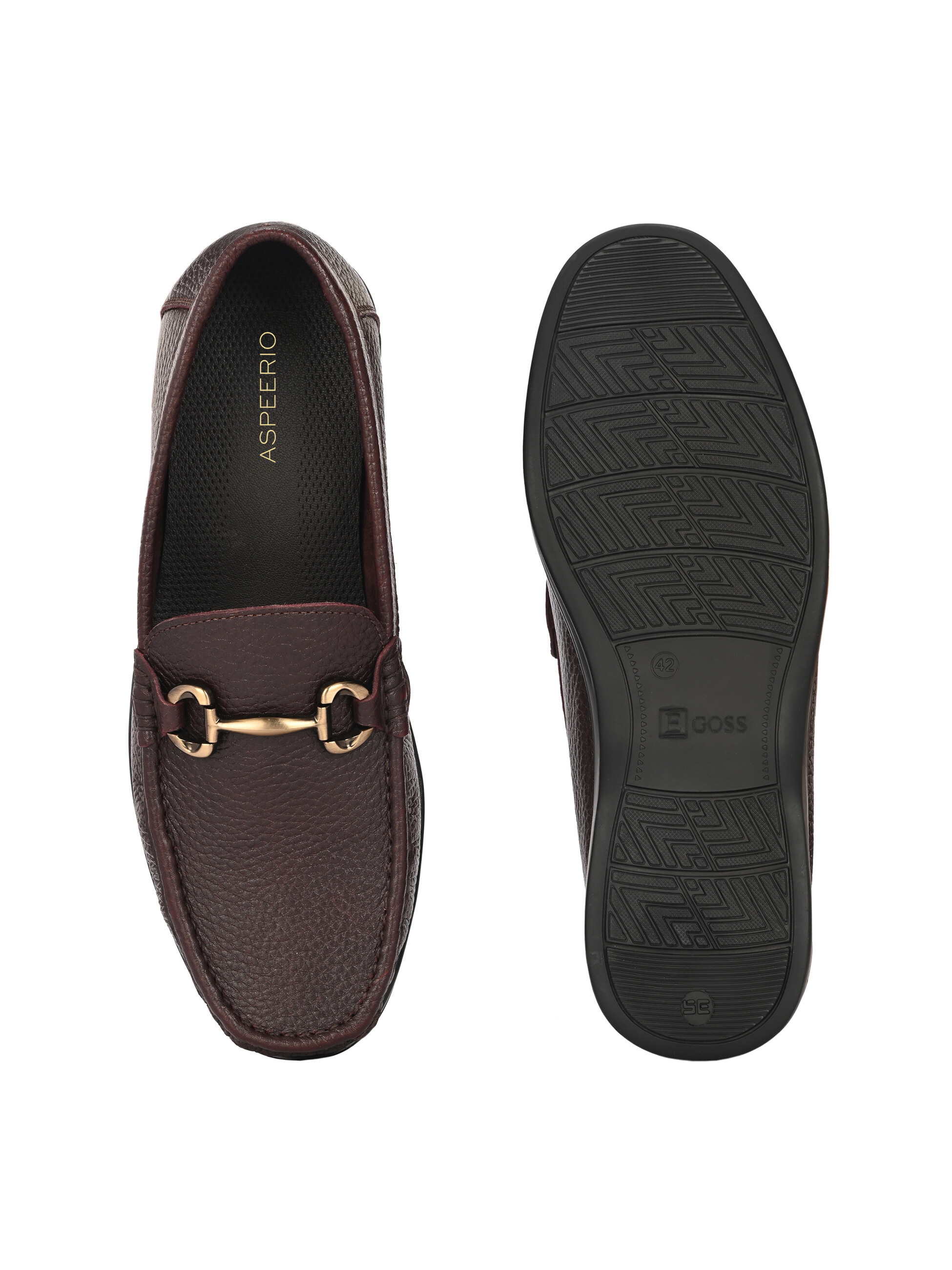 Egoss Shoes Nova Buckled Loafers by Aspeerio - view 5