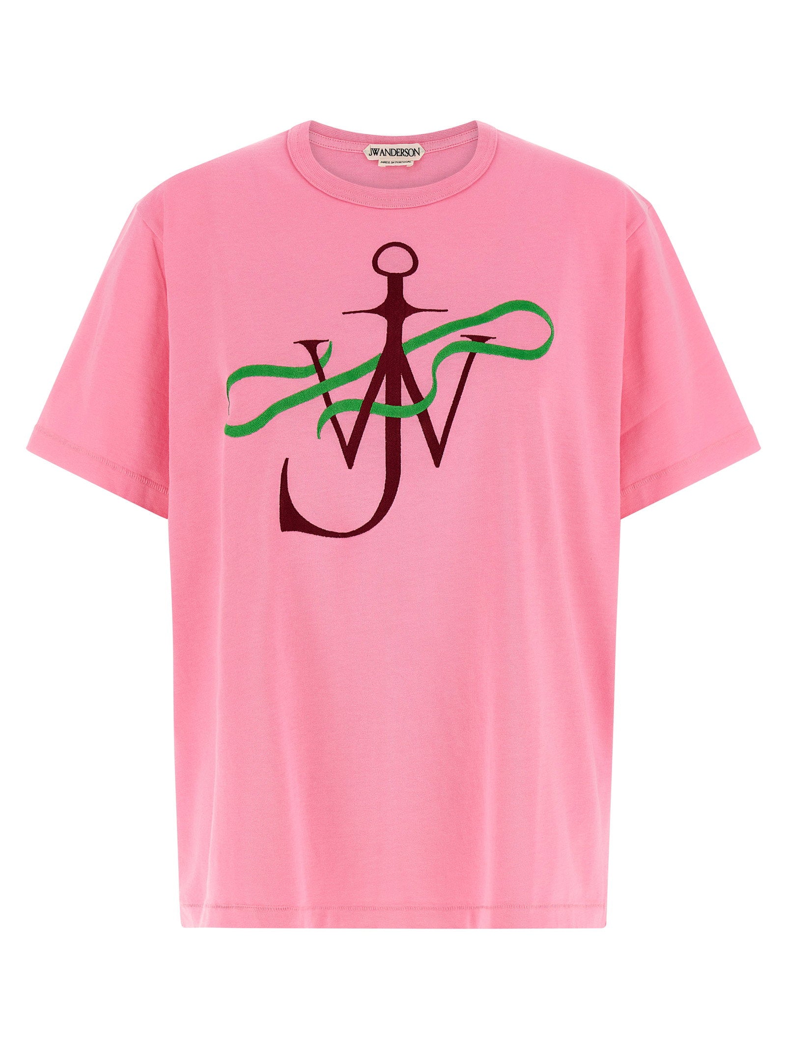 J.w.anderson Ribbon Anchor T-shirt – 100% cotton