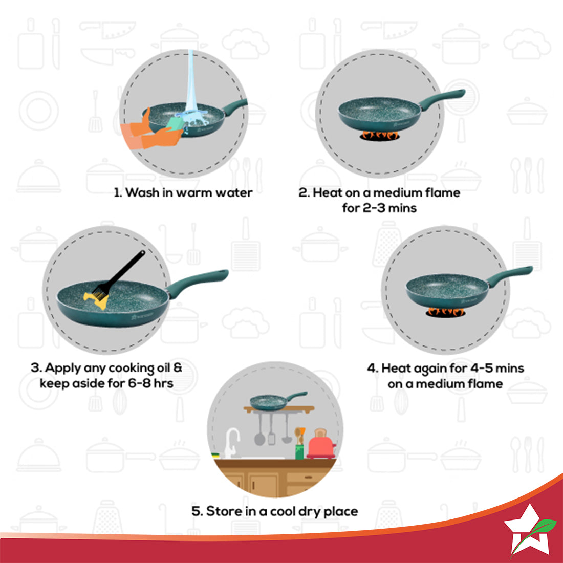 Wonderchef Royal Velvet Plus Non-stick Cookware Set, 4Pc . - view 5